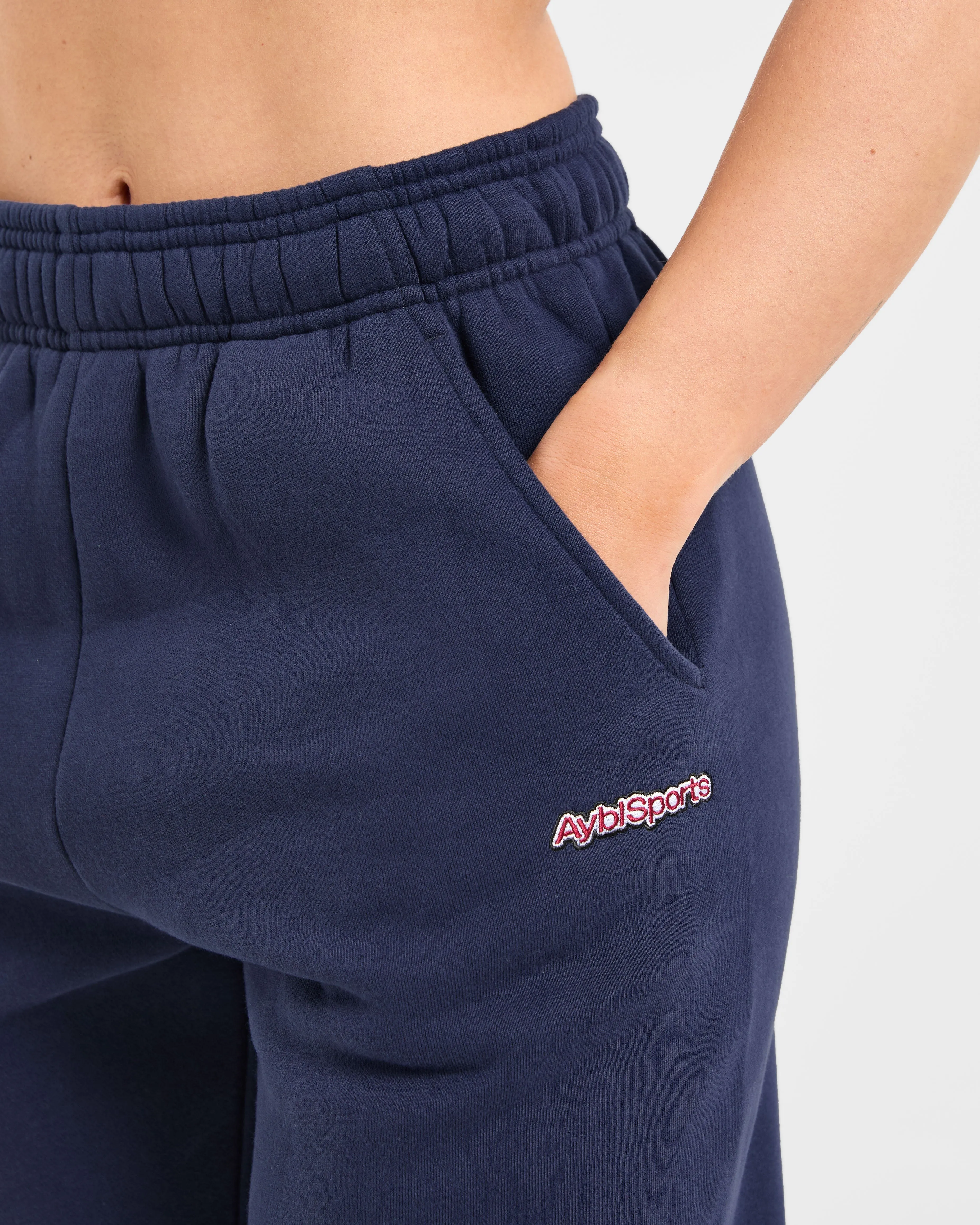 AYBL Sports Outline Oversized Joggers - Navy sold by AYBL product image thumbnail 5