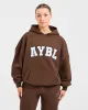 Varsity 2.0 Oversized Hoodie - Brown sold by AYBL