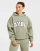 Varsity 2.0 Oversized Hoodie - Muted Olive sold by AYBL