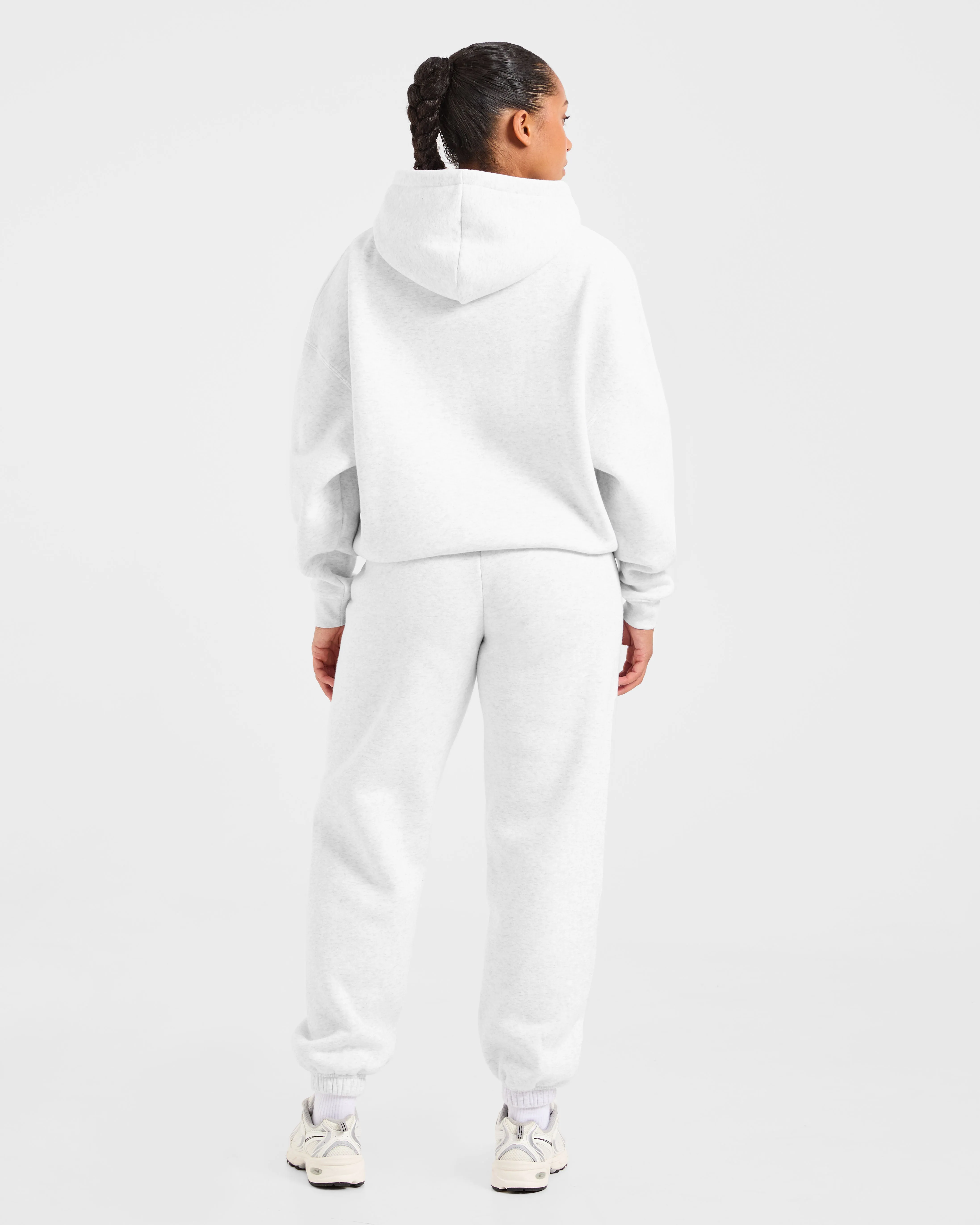 Varsity 2.0 Oversized Hoodie - Heather Grey sold by AYBL product image thumbnail 4