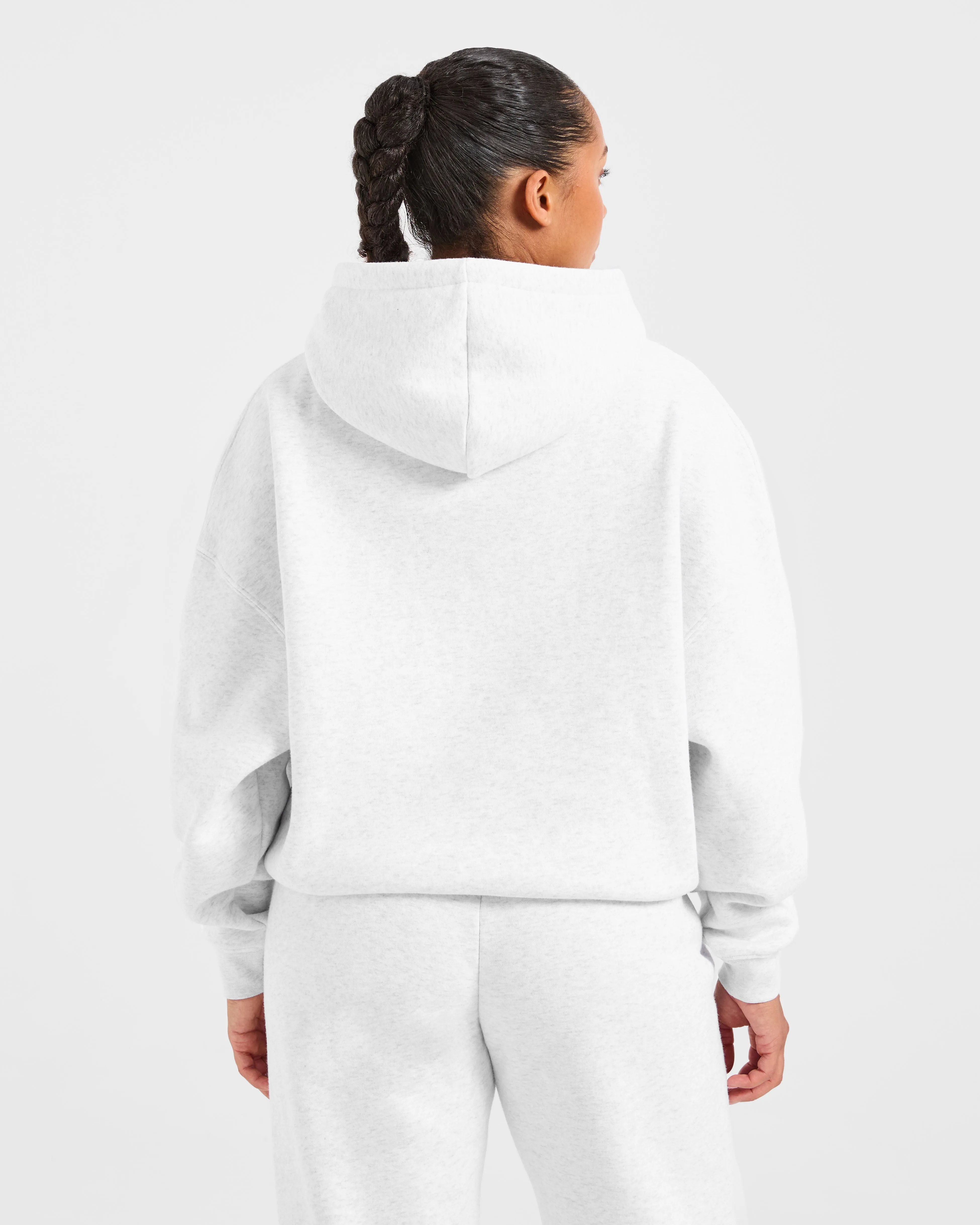 Varsity 2.0 Oversized Hoodie - Heather Grey sold by AYBL product image thumbnail 2