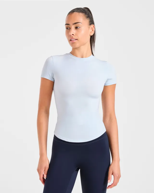 Sculpt T Shirt - Pastel Blue sold by AYBL