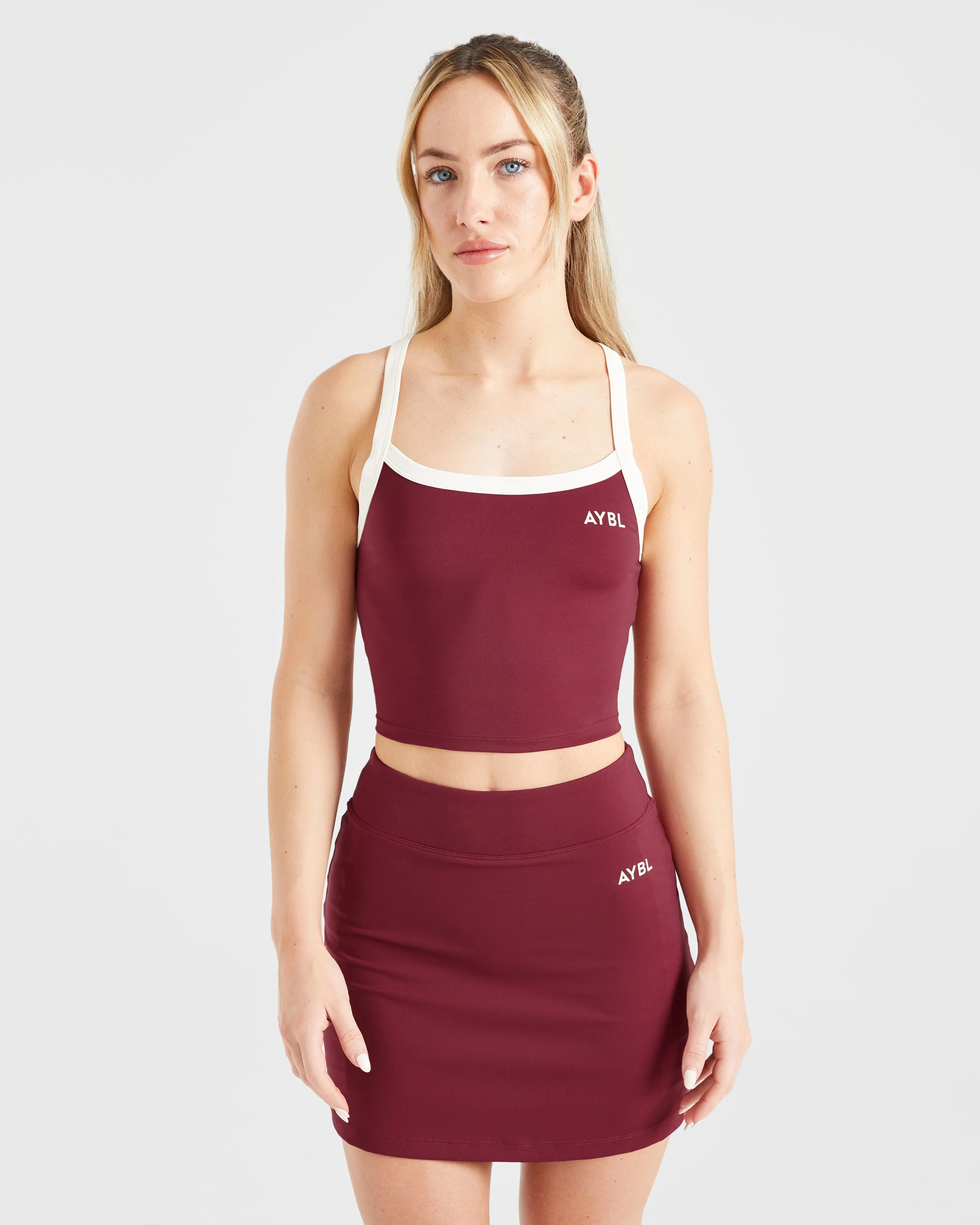 Courtside Tank Top - Summer Cherry sold by AYBL