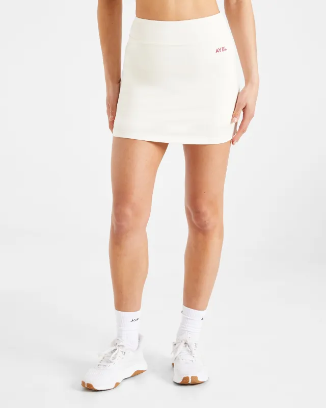 Courtside Skort - Off White sold by AYBL