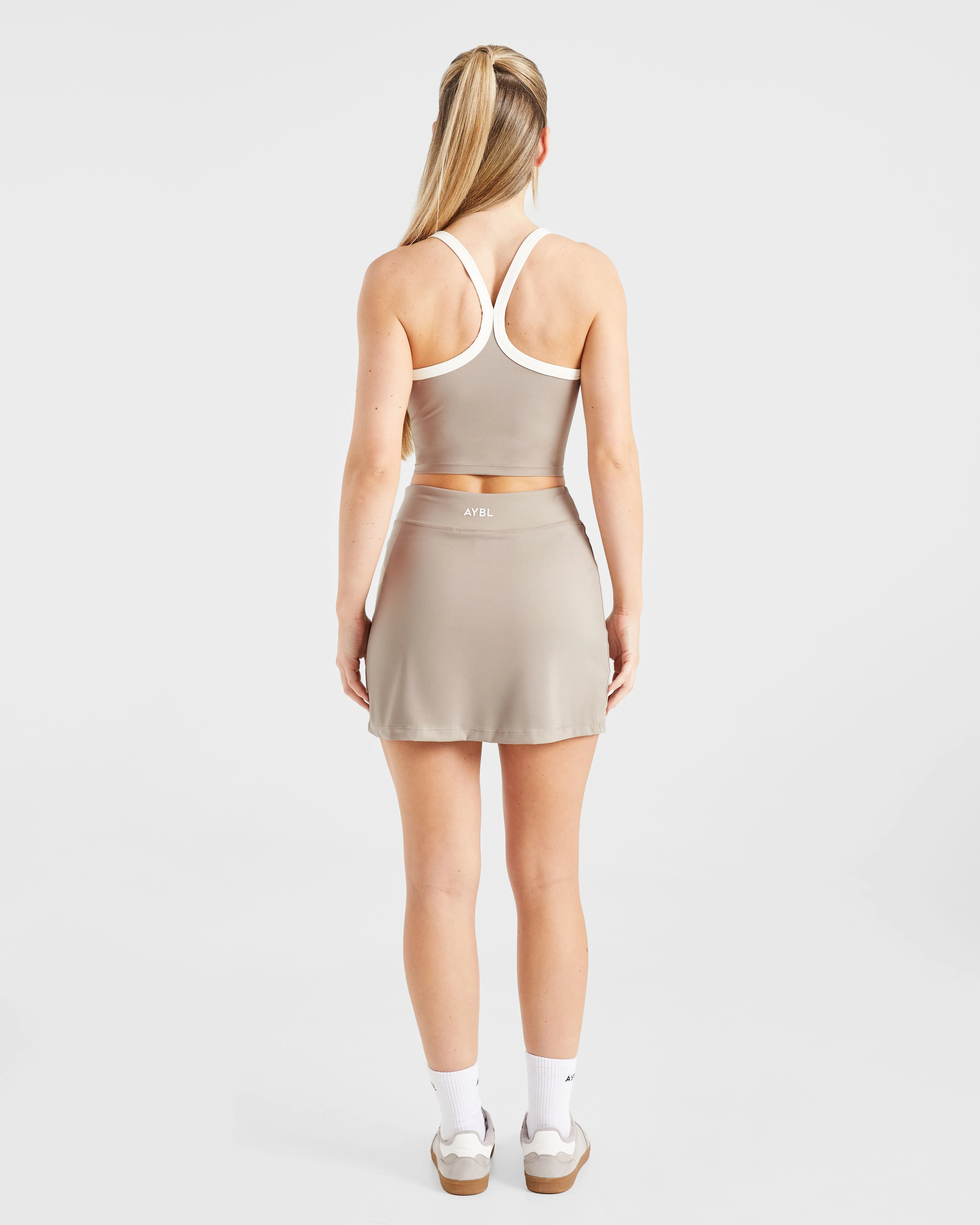 Courtside Skort - Mocha sold by AYBL product image thumbnail 4