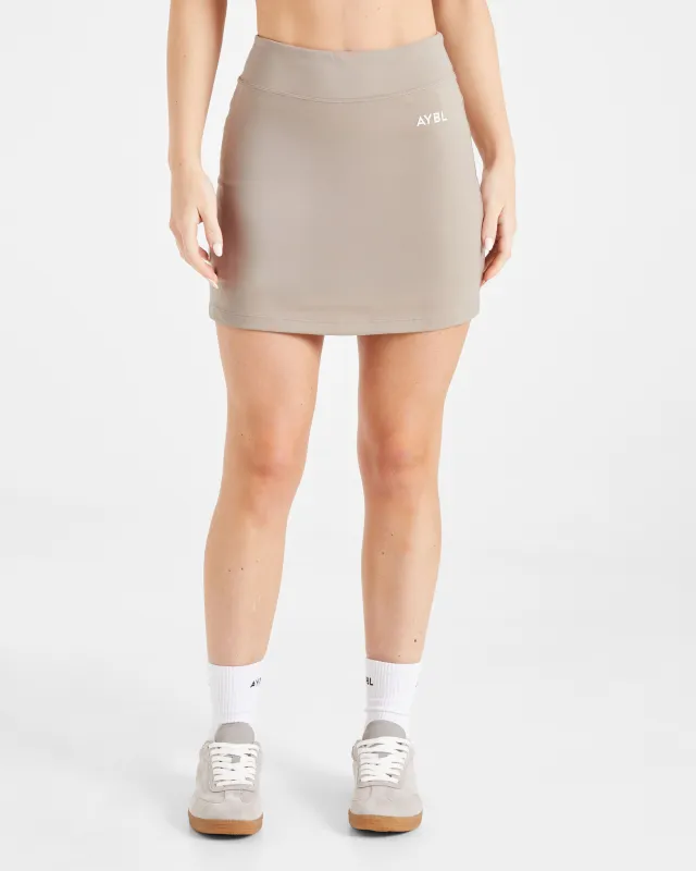 Courtside Skort - Mocha sold by AYBL