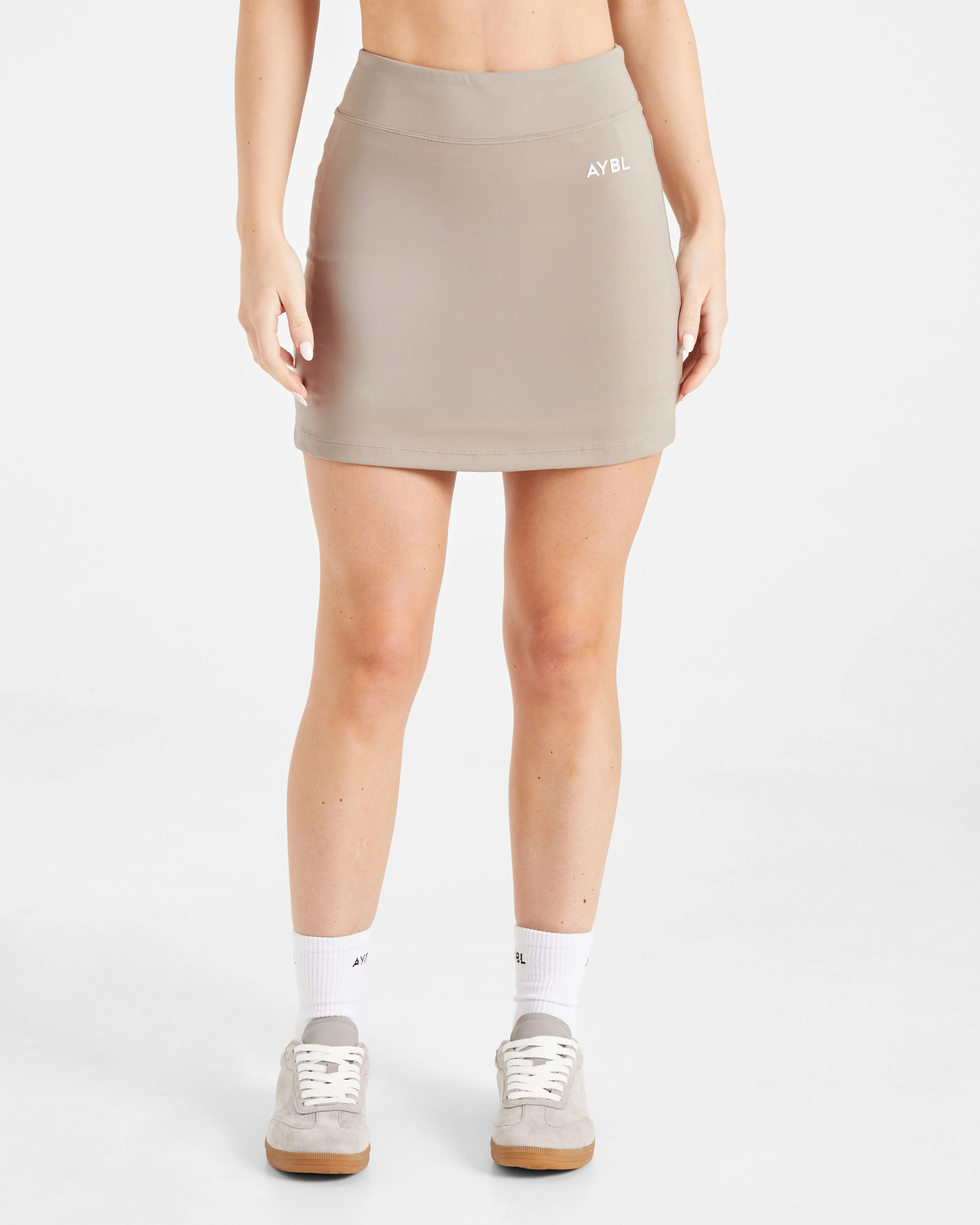 Courtside Skort - Mocha sold by AYBL