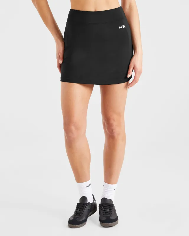 Courtside Skort - Black sold by AYBL