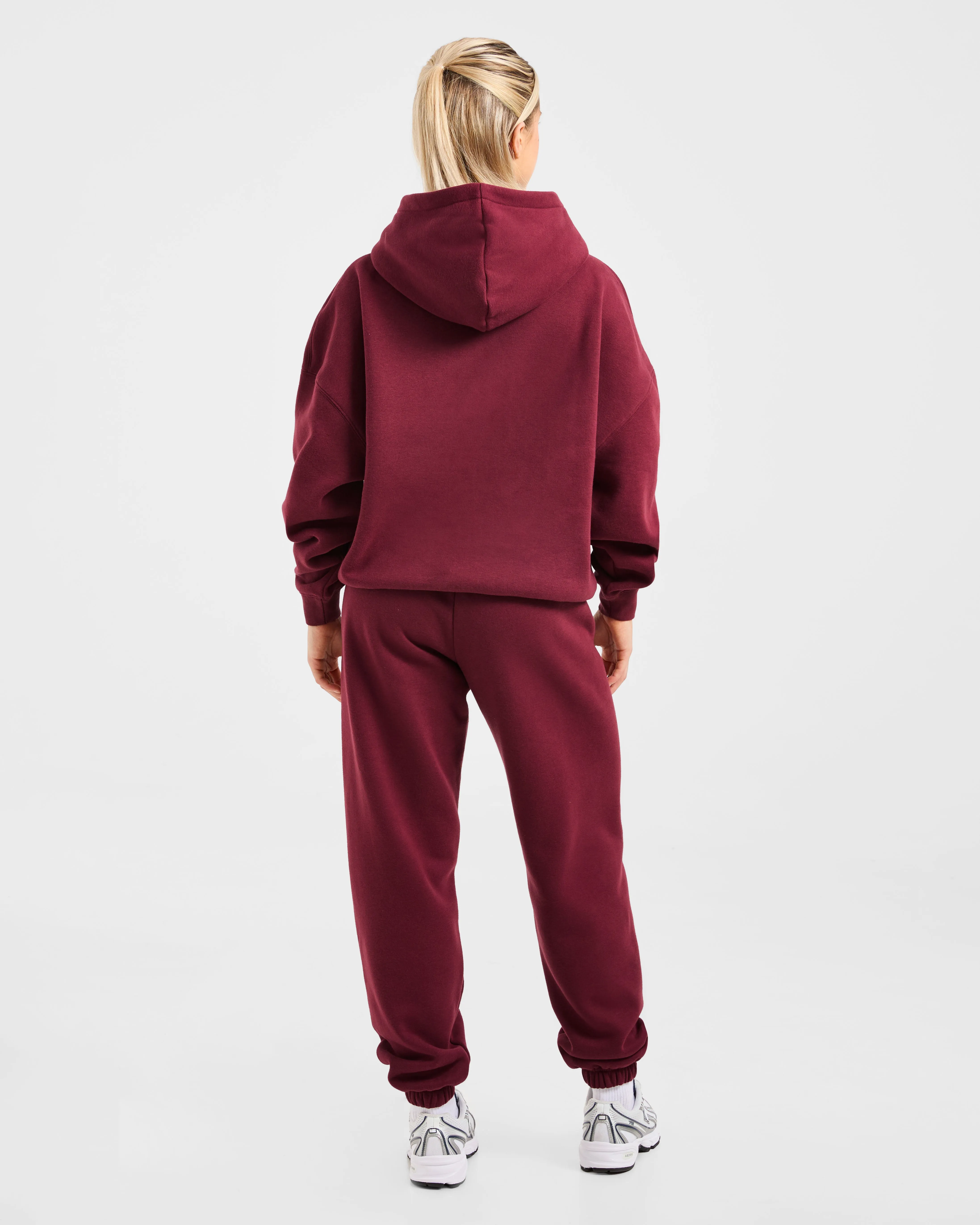 Varsity 2.0 Oversized Hoodie - Red Wine sold by AYBL product image thumbnail 4