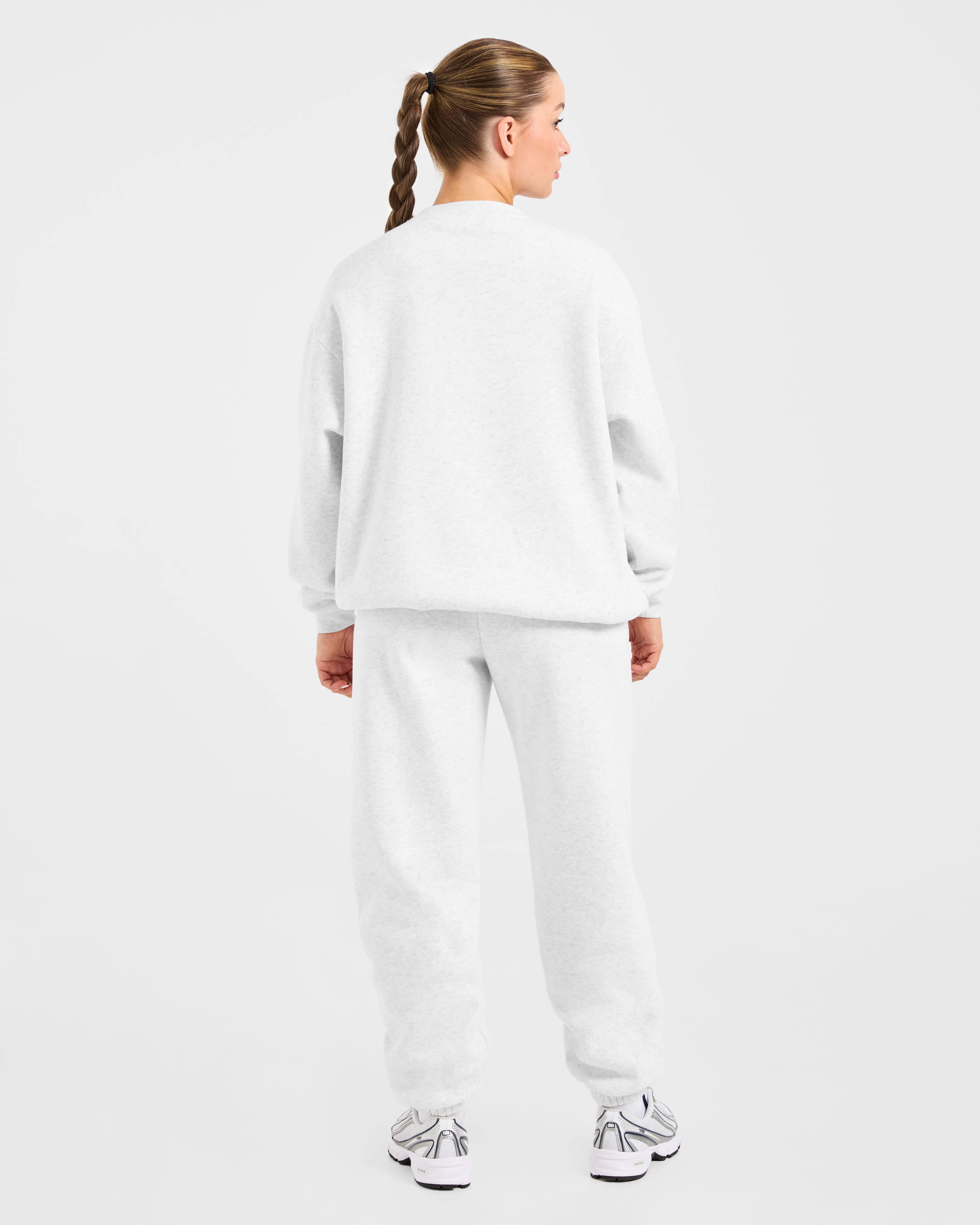 Varsity 2.0 Oversized Sweatshirt - Heather Grey sold by AYBL product image thumbnail 4