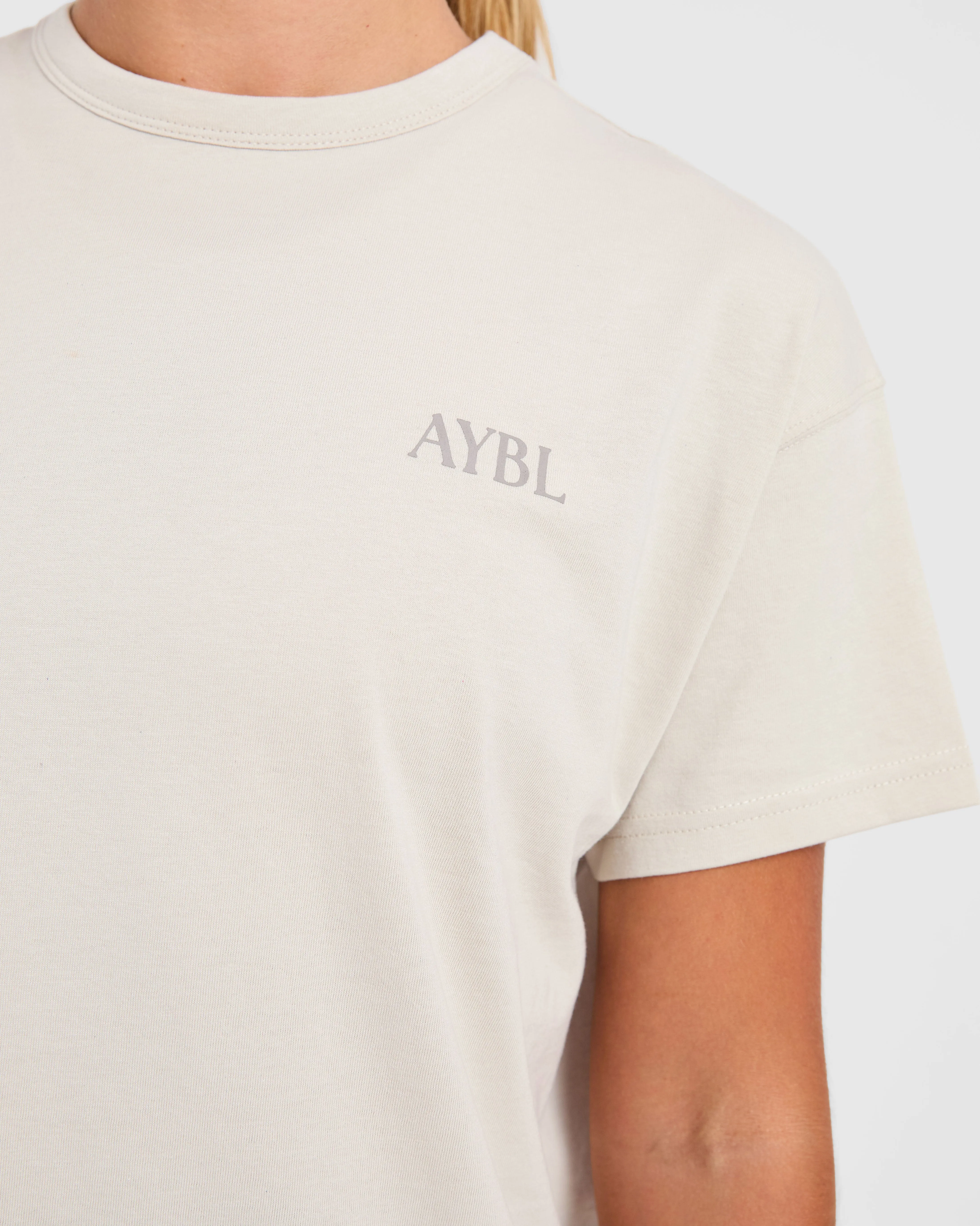 Athletics Club Oversized T Shirt - Taupe Beige sold by AYBL product image thumbnail 5