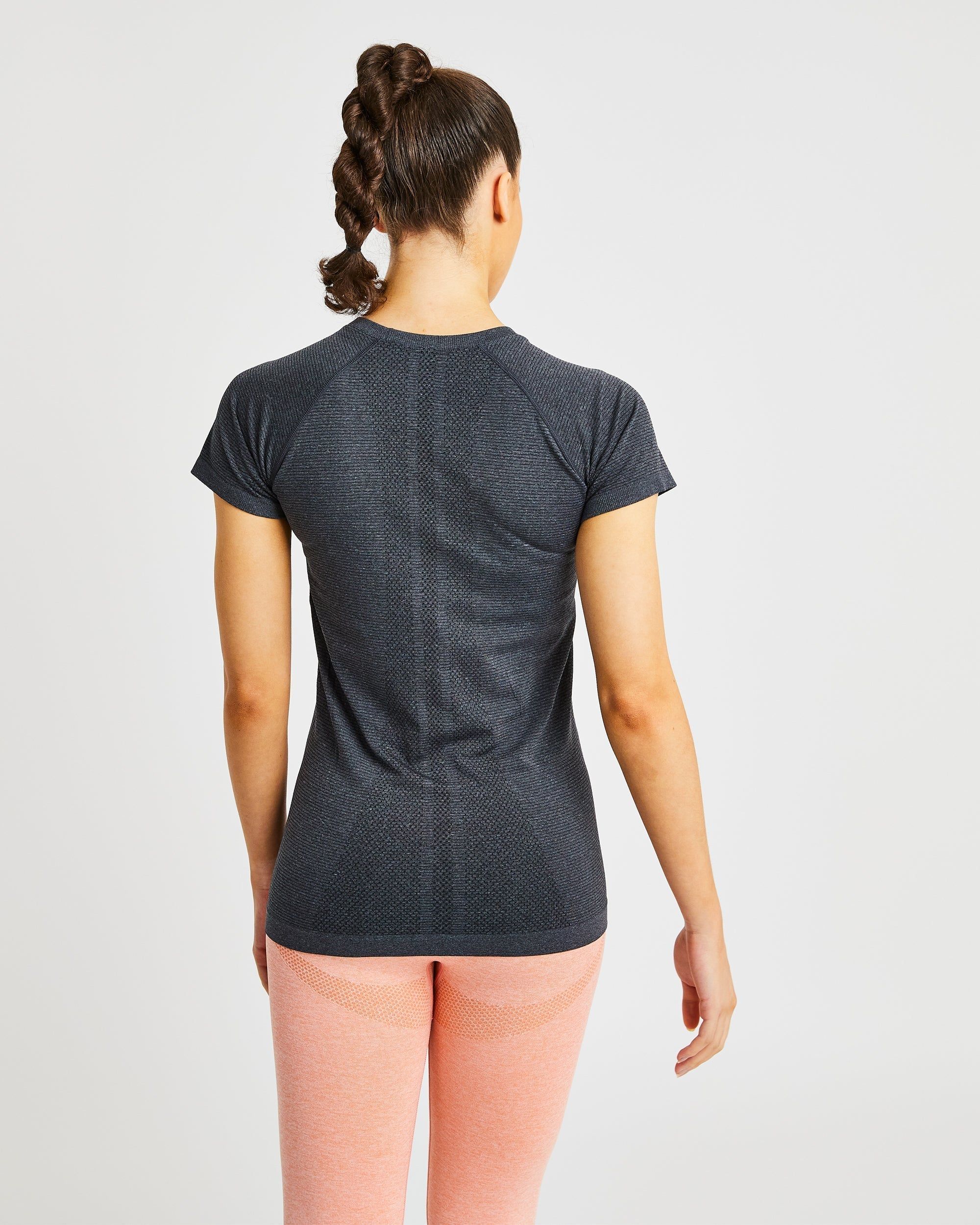 Embrace Seamless T Shirt - Black sold by AYBL product image thumbnail 2