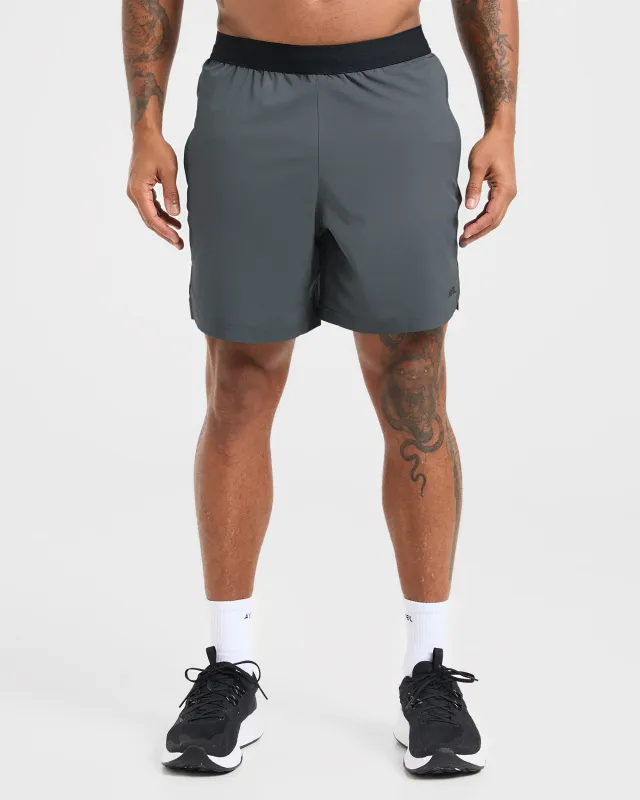 Ascend 7" Shorts - Smoke Grey made by AYBL