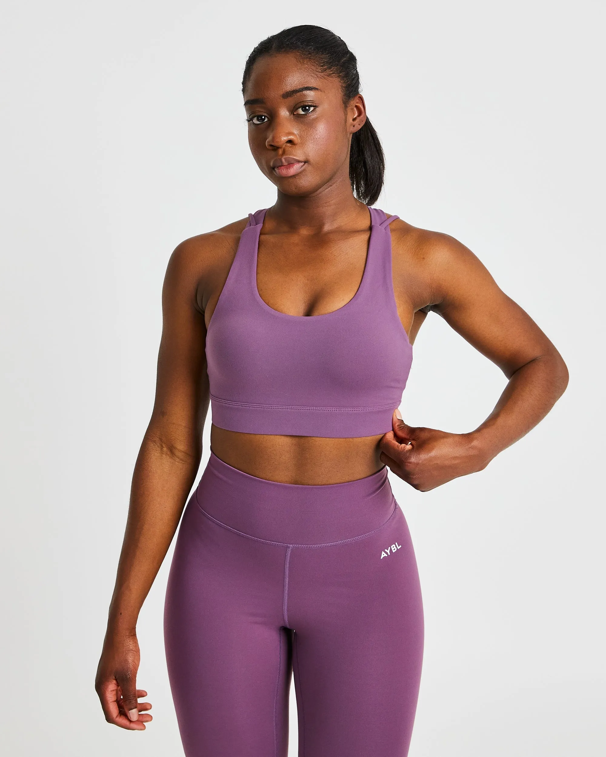 Core Sports Bra - Purple sold by AYBL