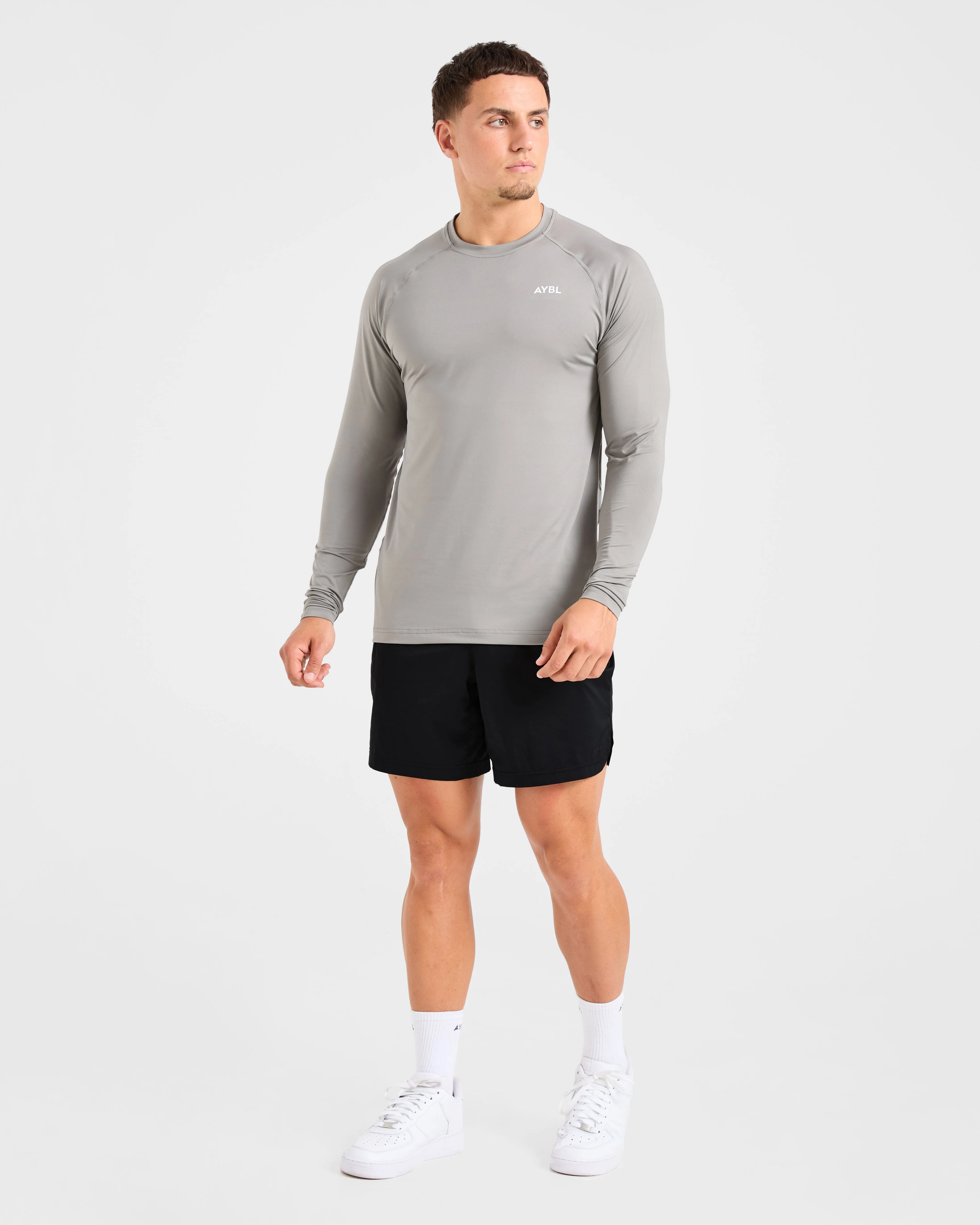 Essential Long Sleeve T Shirt - Olive Smoke sold by AYBL product image thumbnail 3