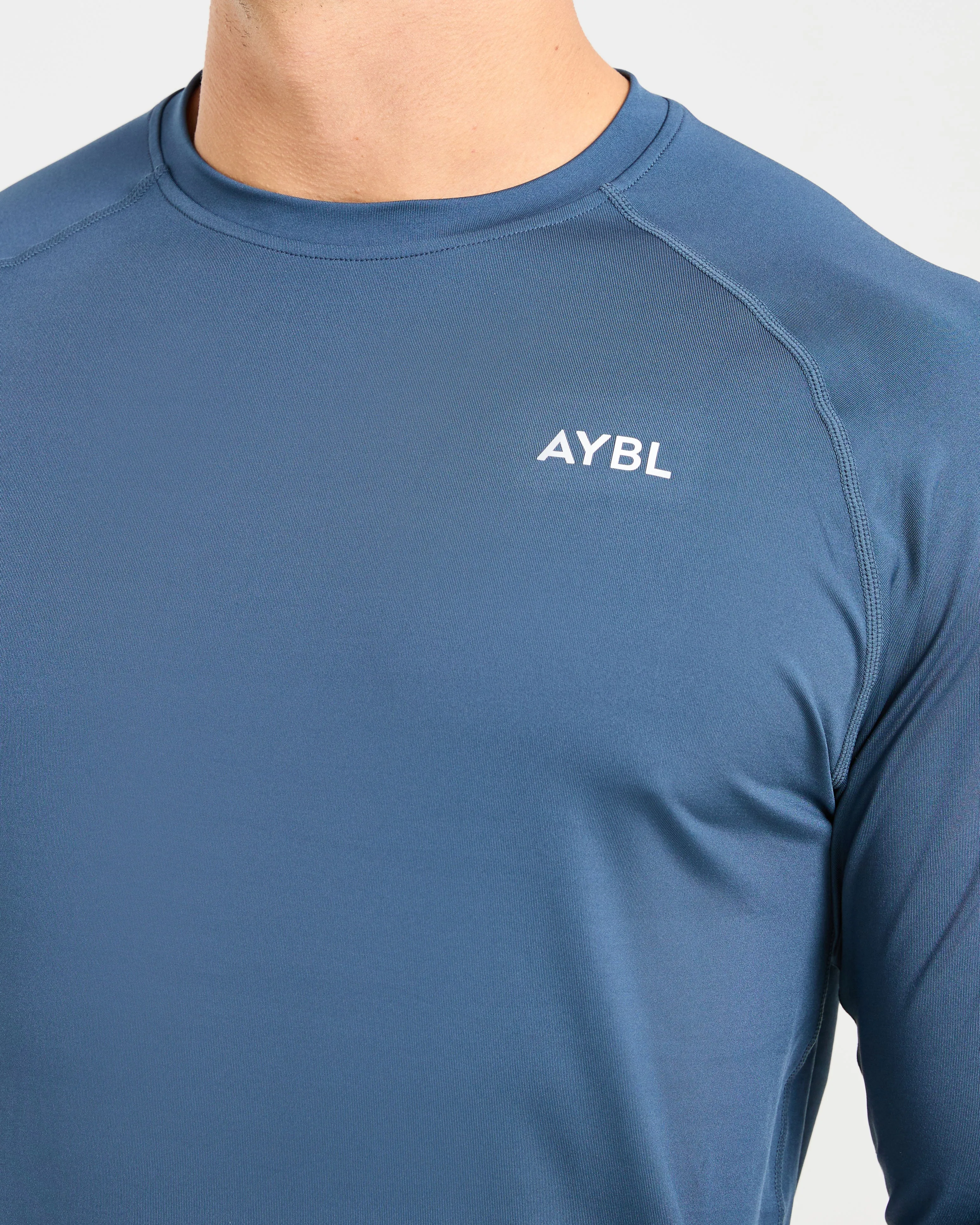 Essential Long Sleeve T Shirt - Deep Teal sold by AYBL product image thumbnail 5