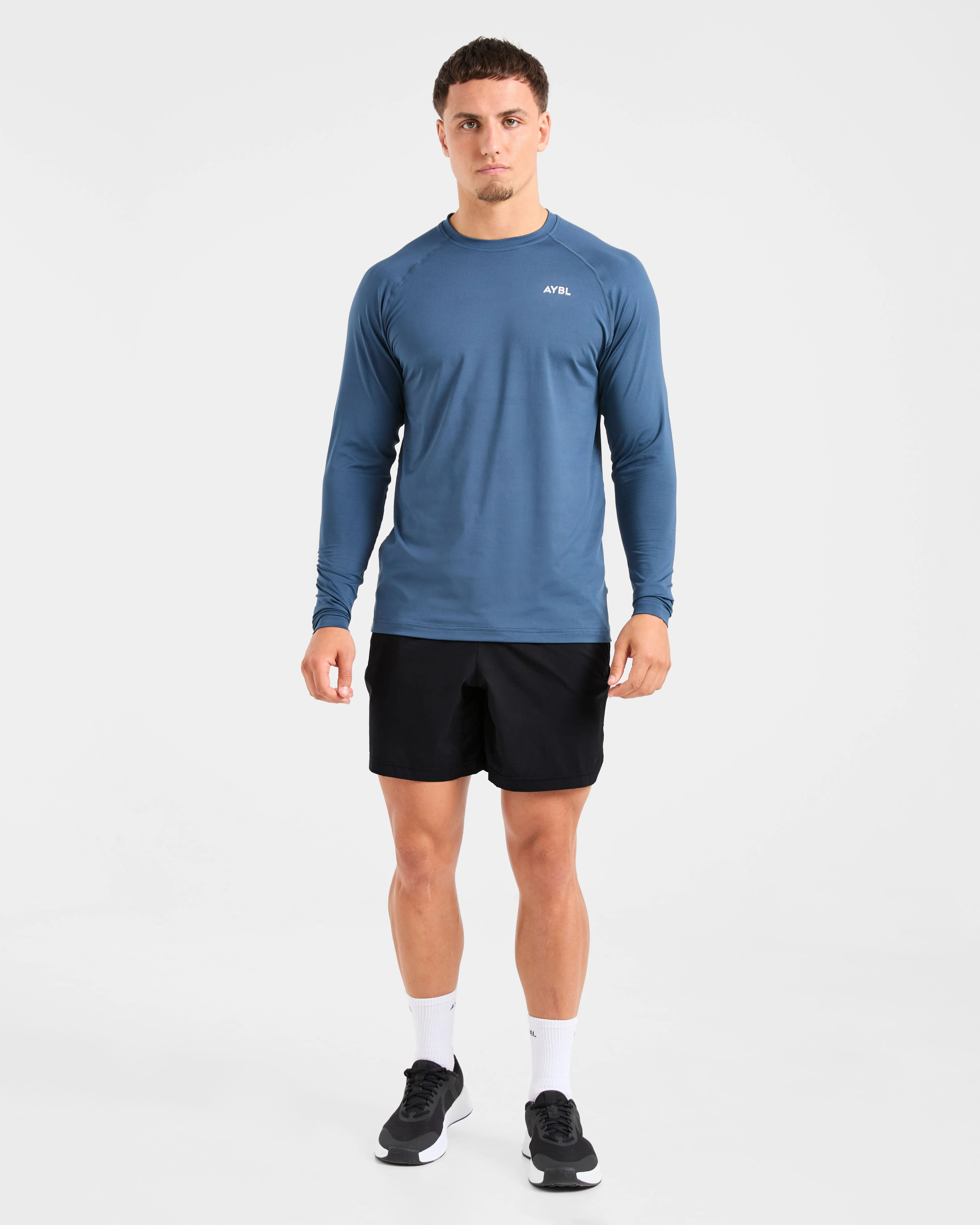 Essential Long Sleeve T Shirt - Deep Teal sold by AYBL product image thumbnail 3