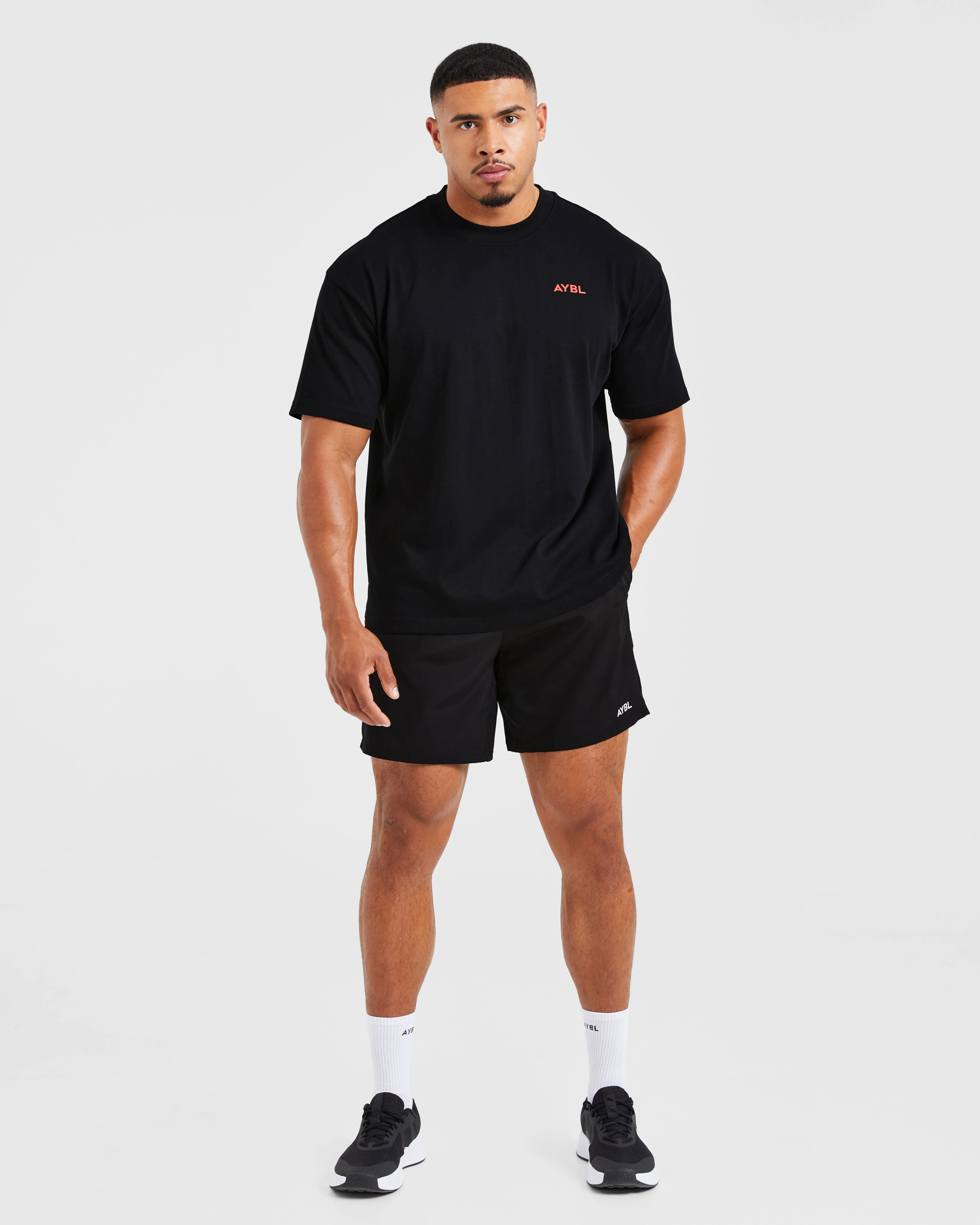 Essential Oversized T Shirt - Black/Red sold by AYBL product image thumbnail 3
