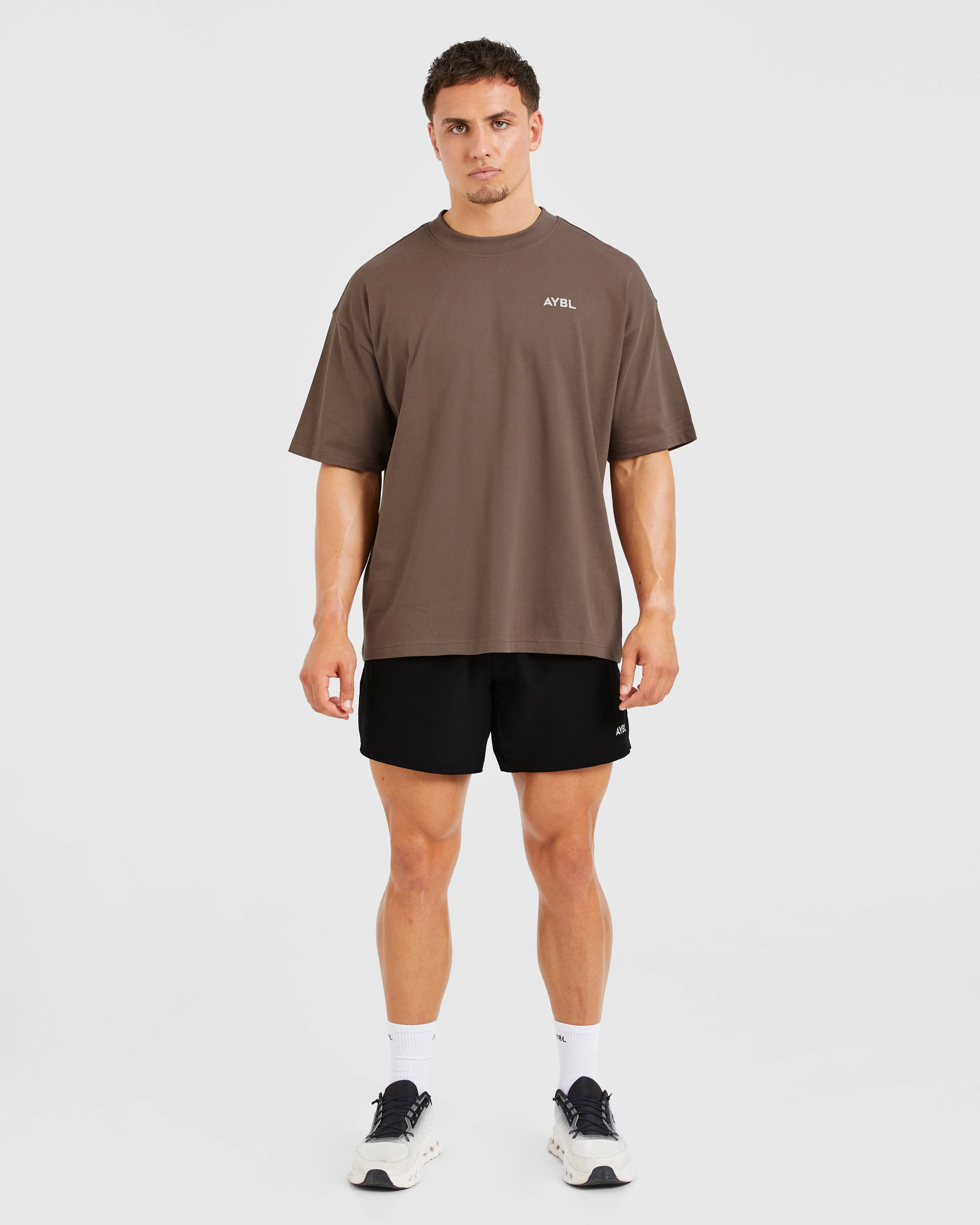 Essential Oversized T Shirt - Brown sold by AYBL product image thumbnail 3