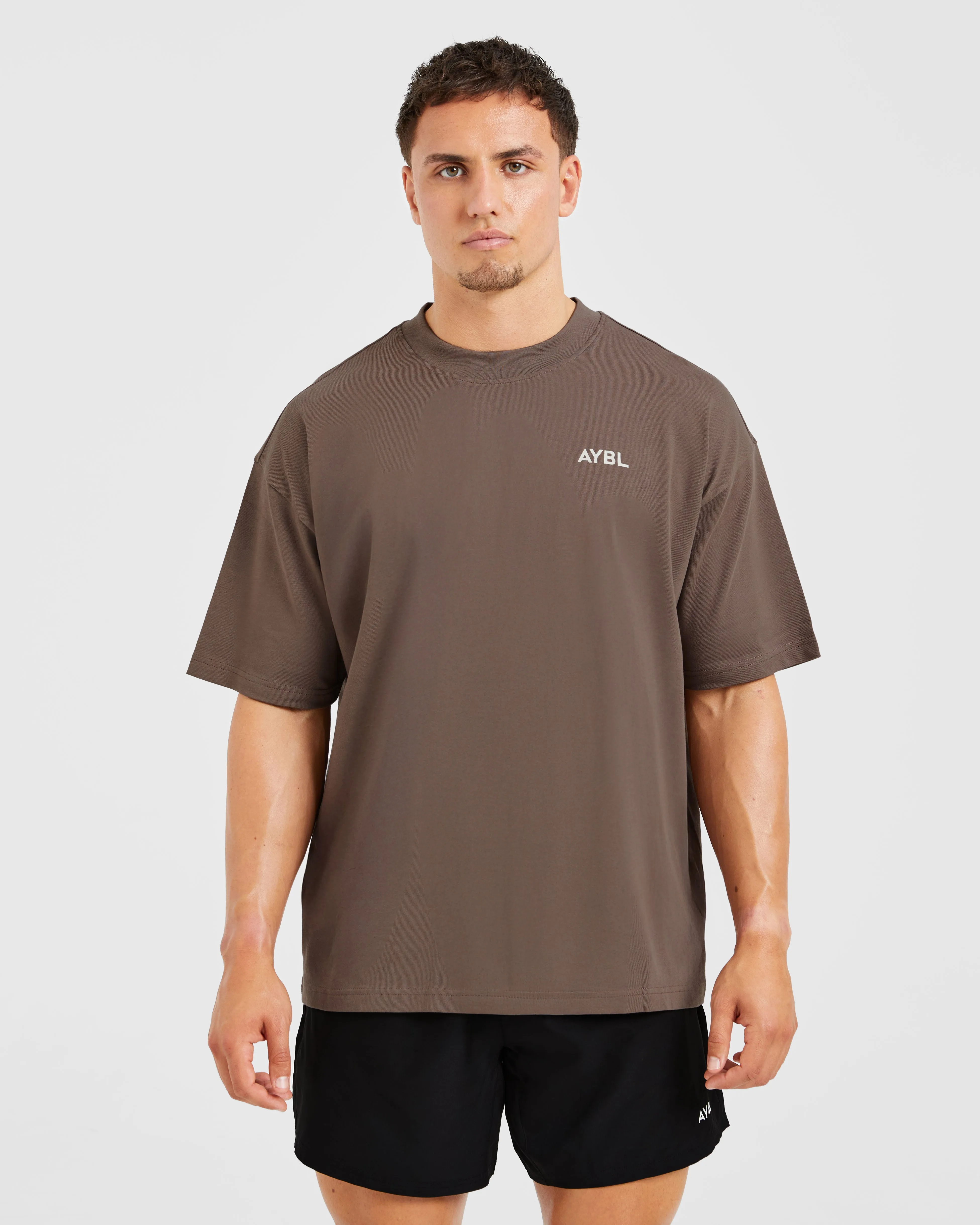 Essential Oversized T Shirt - Brown sold by AYBL product image thumbnail 2