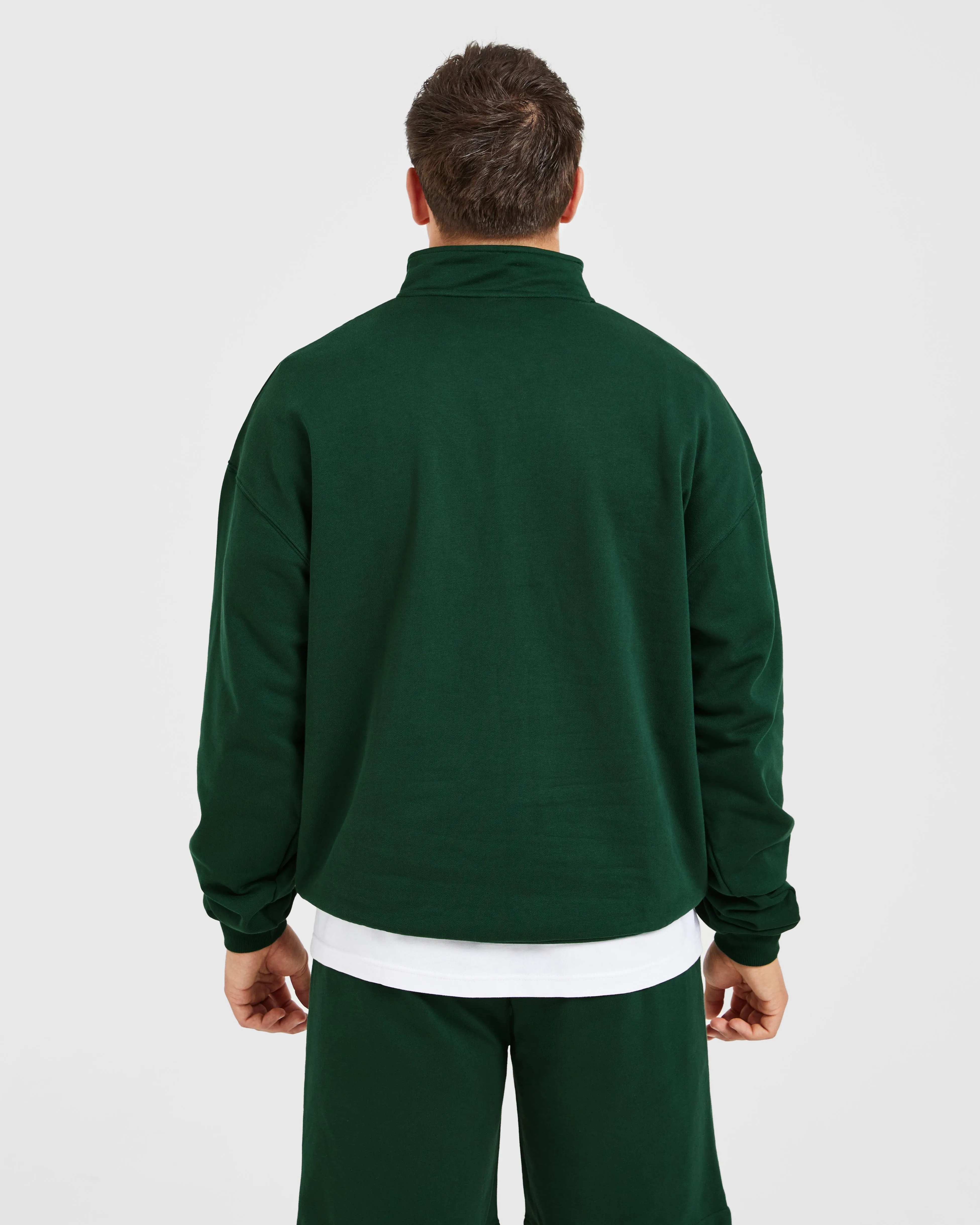 Rebound 1/4 Zip Pullover - Forest Green sold by AYBL product image thumbnail 2