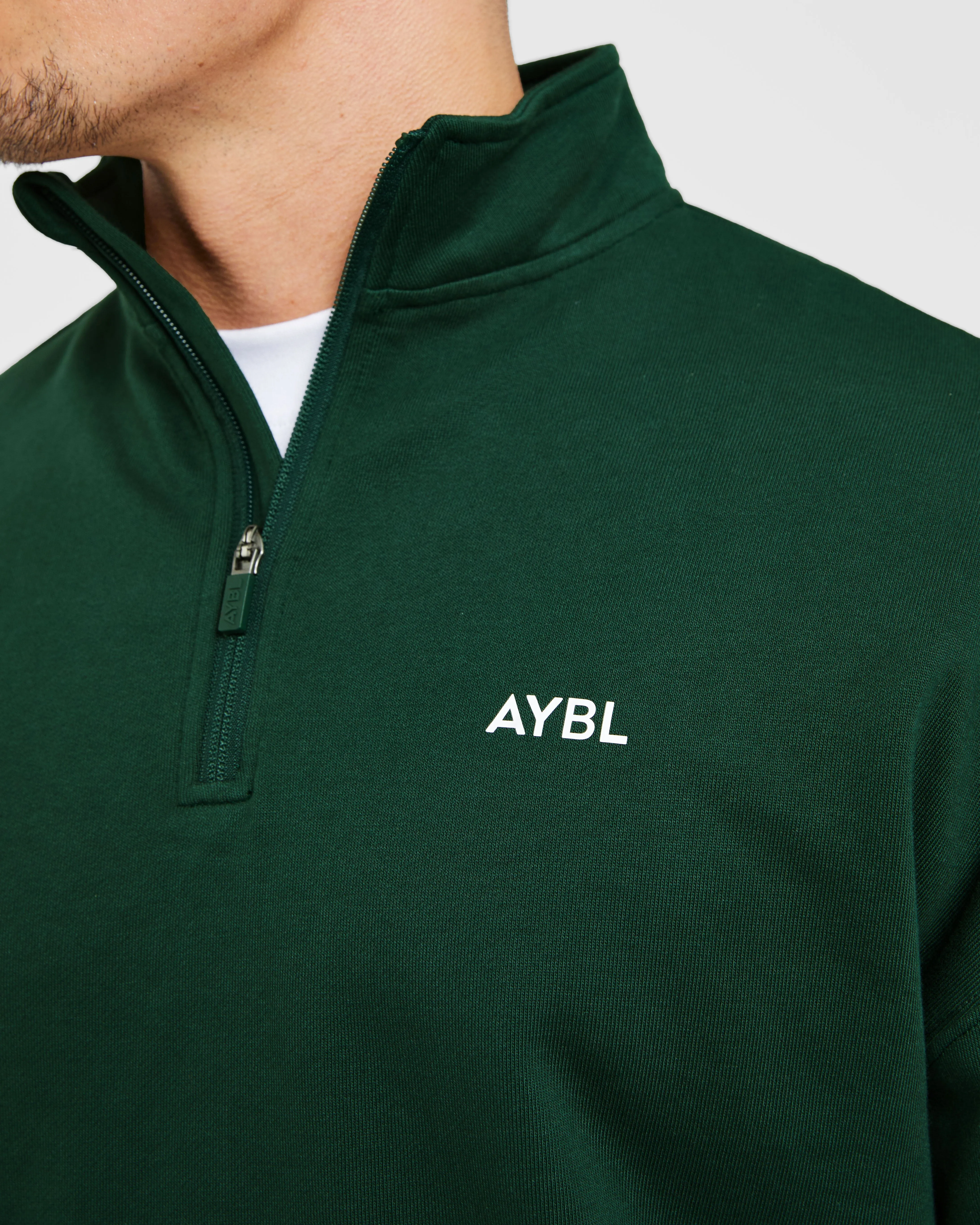 Rebound 1/4 Zip Pullover - Forest Green sold by AYBL product image thumbnail 5