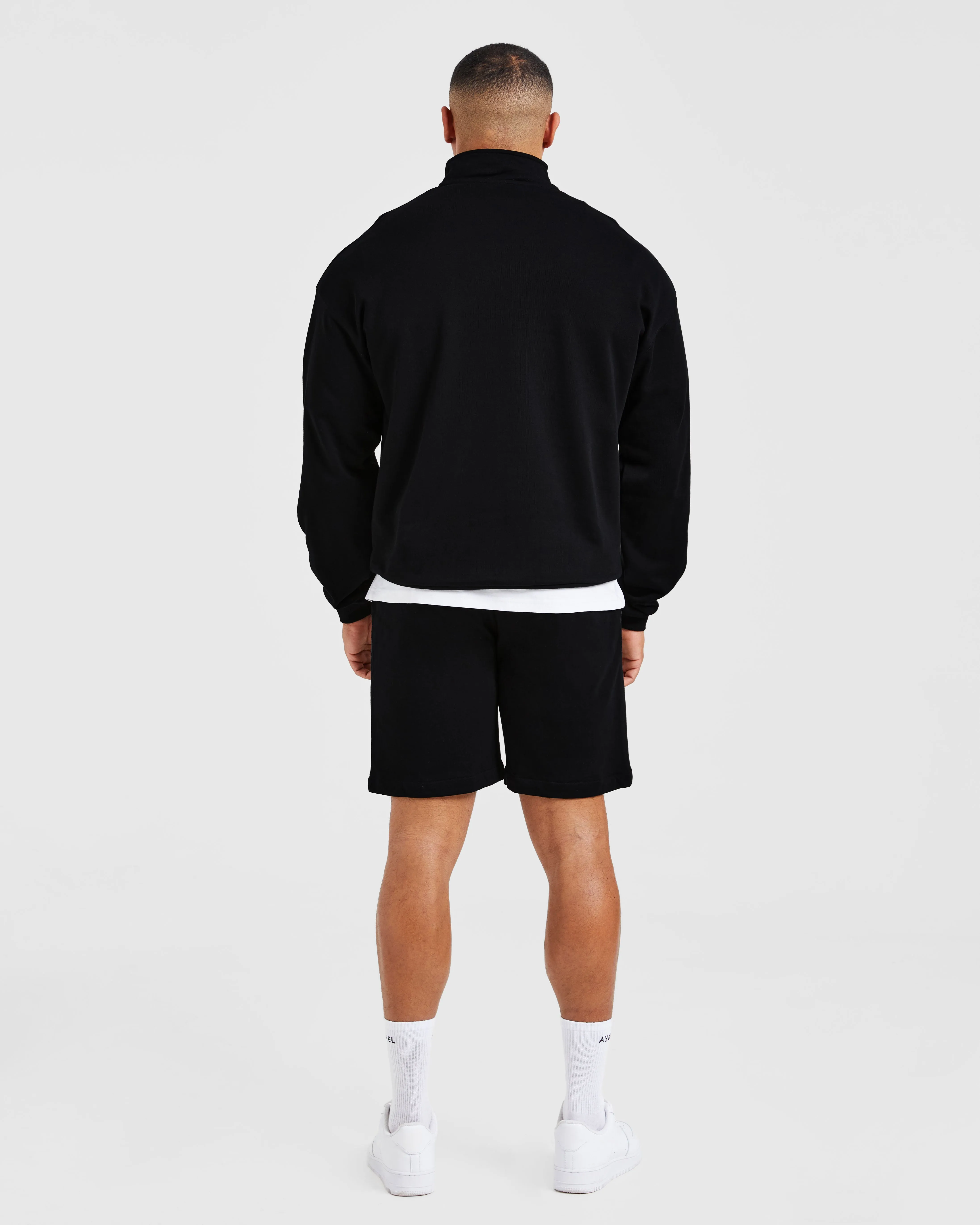 Rebound 1/4 Zip Pullover - Black sold by AYBL product image thumbnail 4