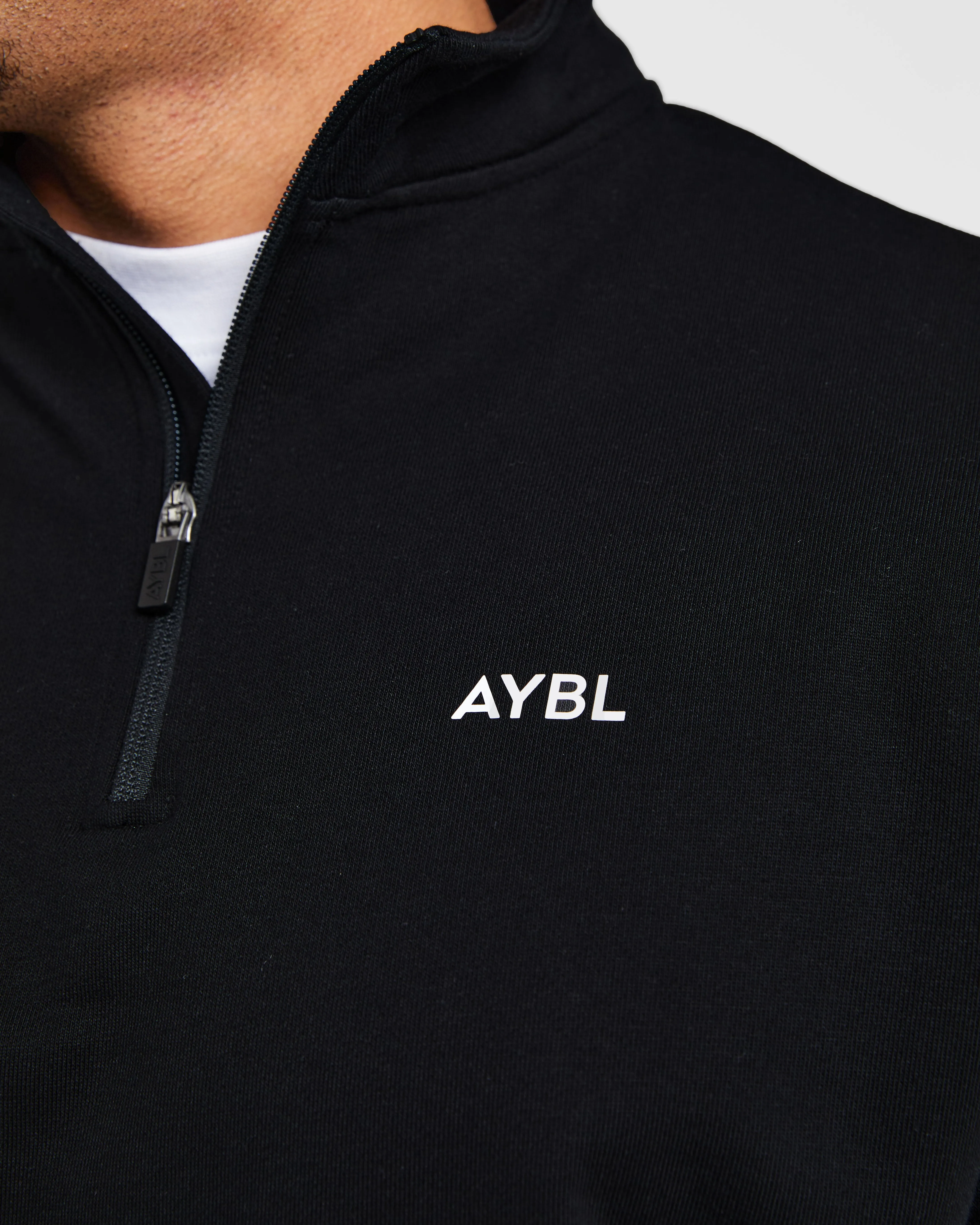 Rebound 1/4 Zip Pullover - Black sold by AYBL product image thumbnail 5
