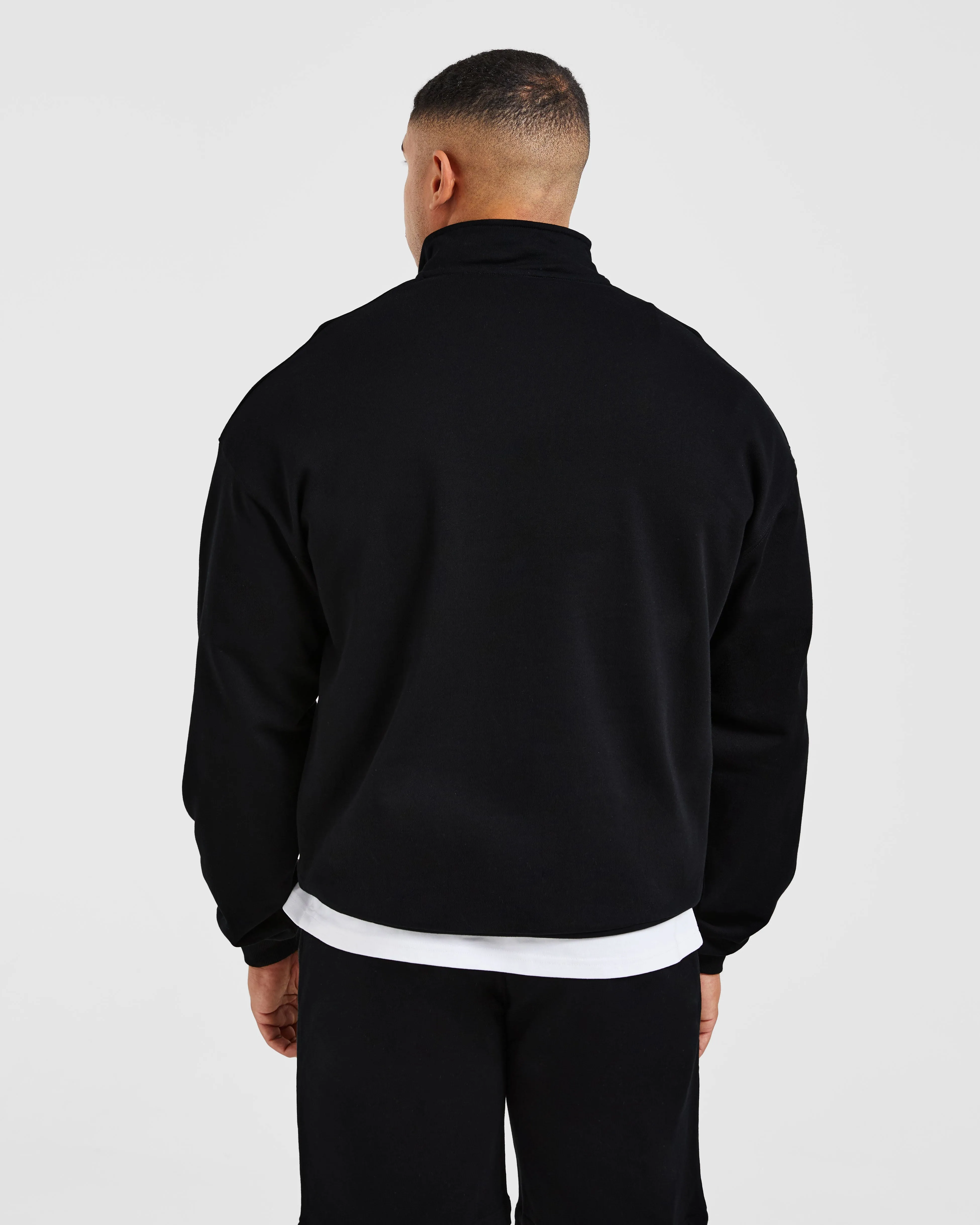 Rebound 1/4 Zip Pullover - Black sold by AYBL product image thumbnail 2