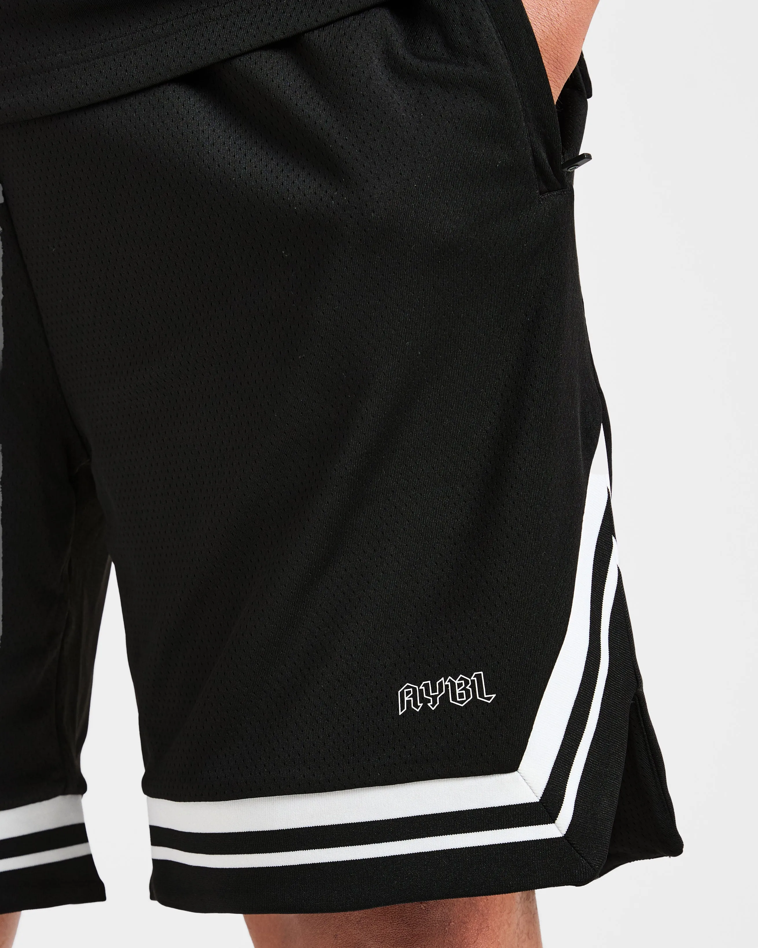 Rebound Stripe Shorts - Black sold by AYBL product image thumbnail 5