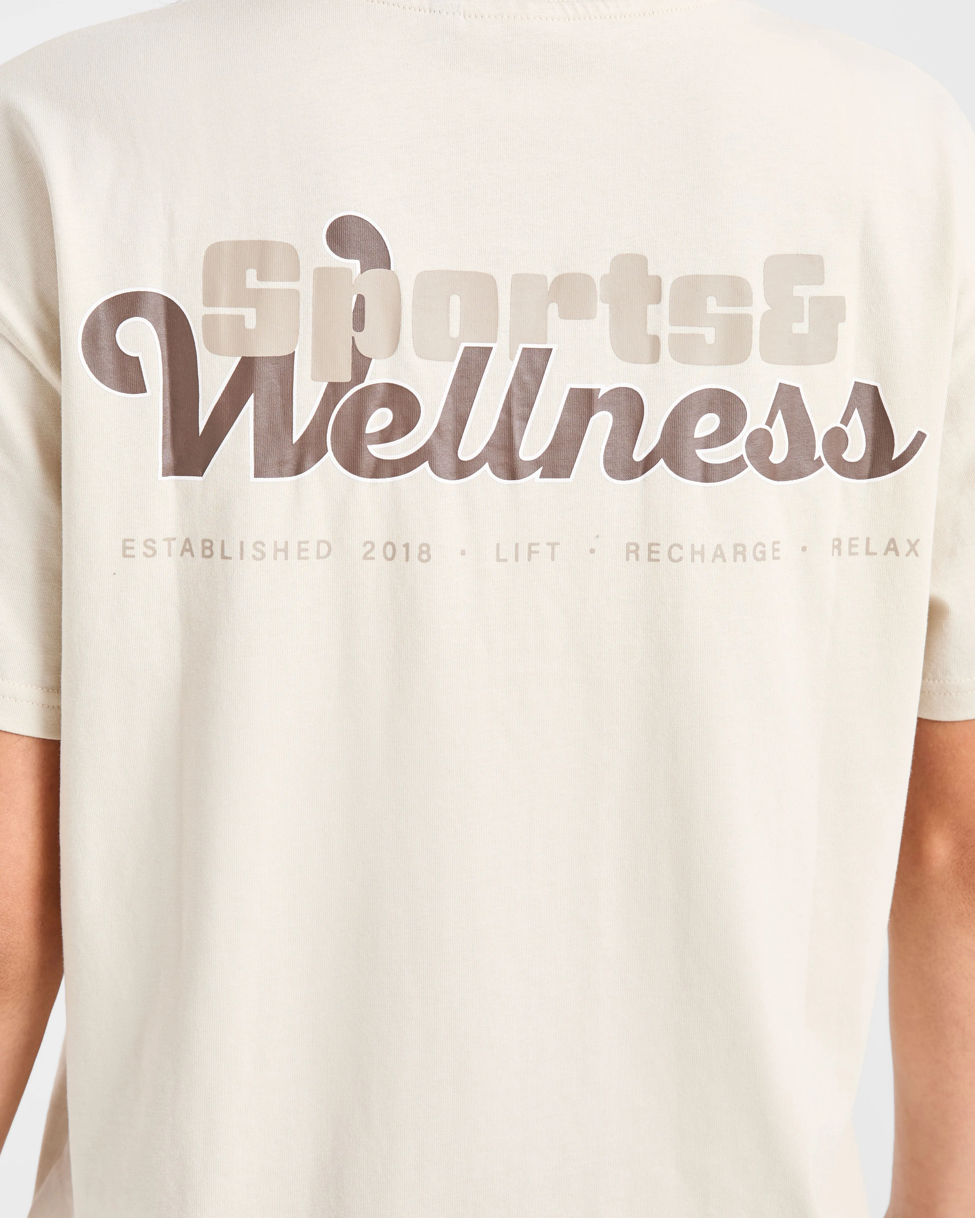 Sports Wellness Oversized T Shirt - Beige sold by AYBL product image thumbnail 5
