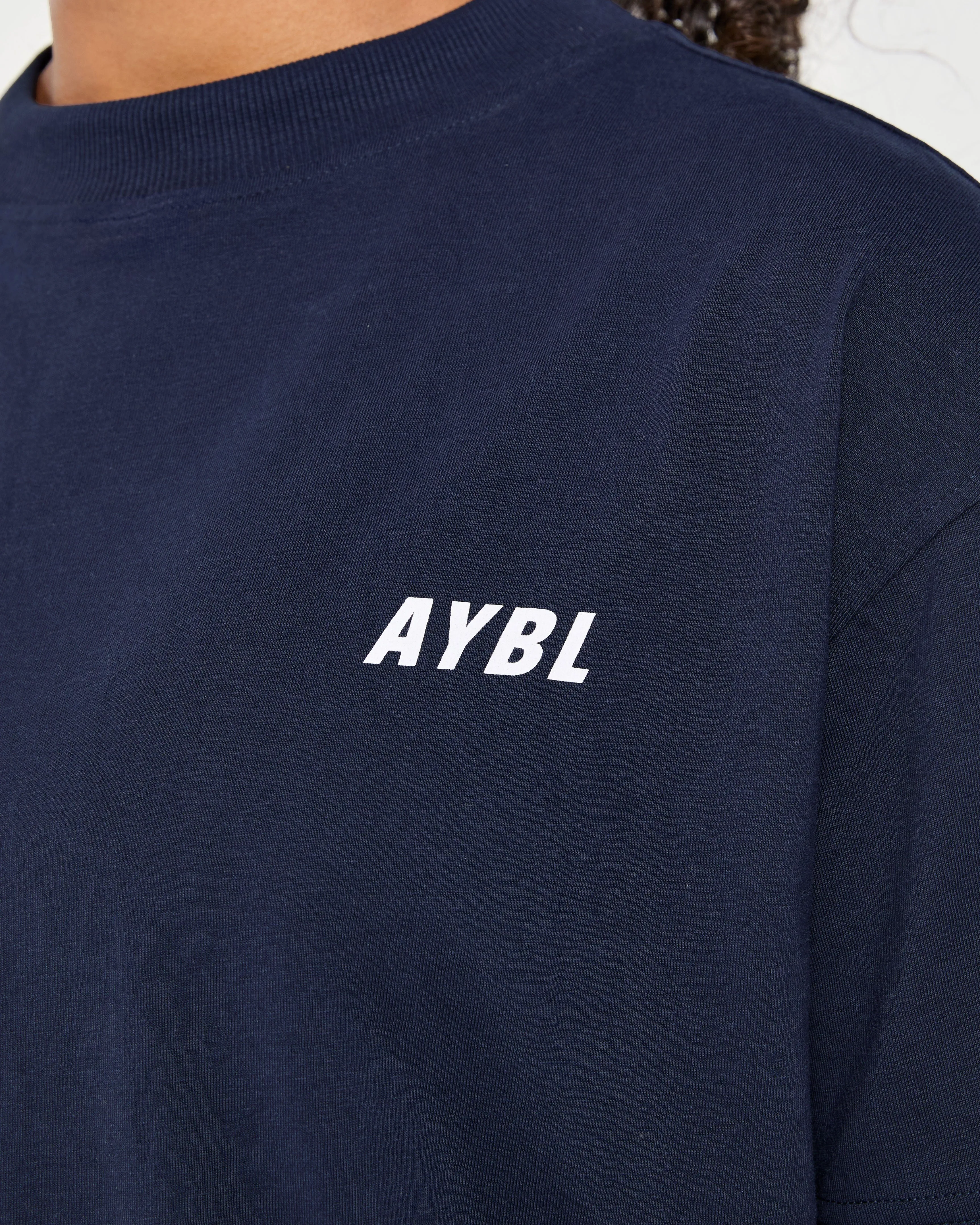Cardio Club Oversized T Shirt - Navy sold by AYBL product image thumbnail 5