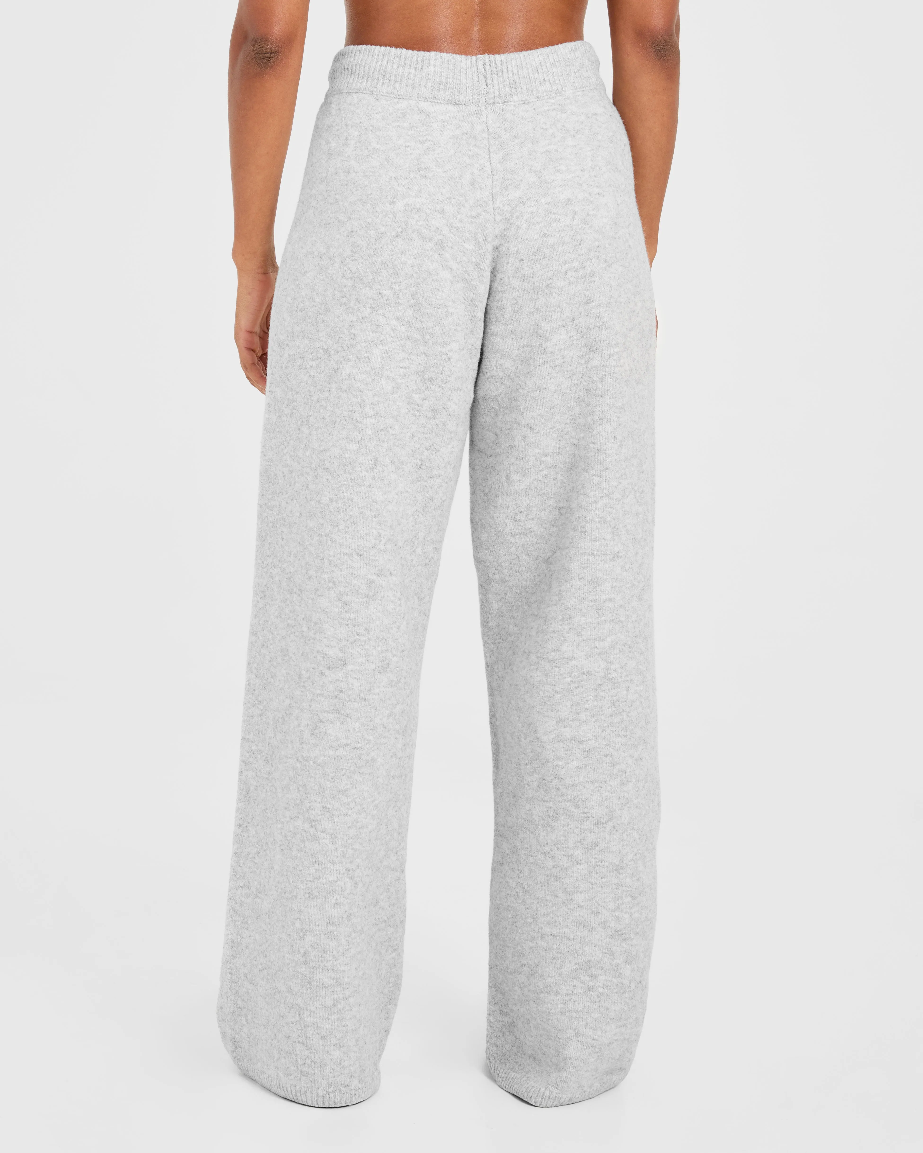 Varsity Oversized Knitted Joggers - Grey Marl sold by AYBL product image thumbnail 2