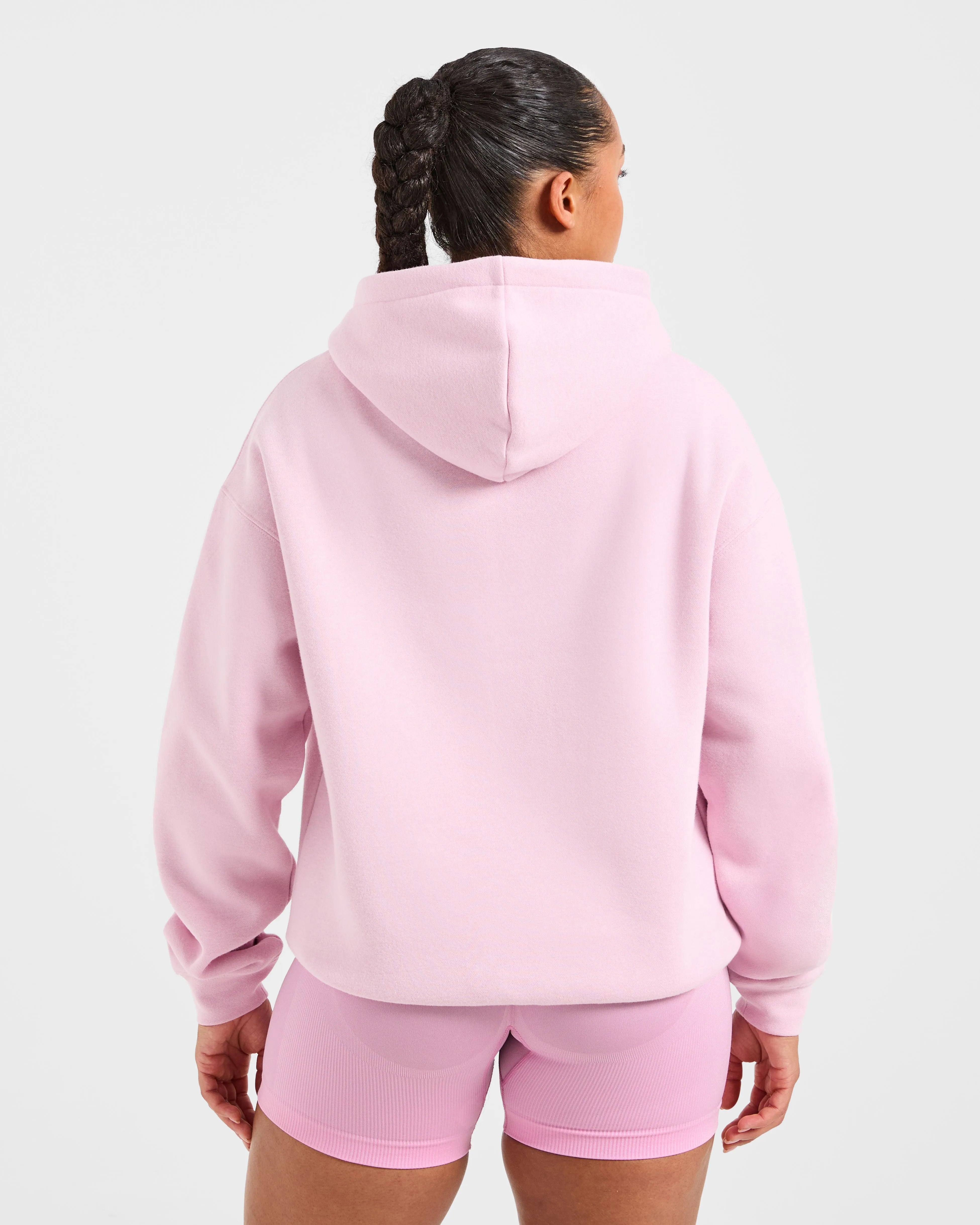 Athletics Applique Oversized Hoodie - Sugar Pink sold by AYBL product image thumbnail 2