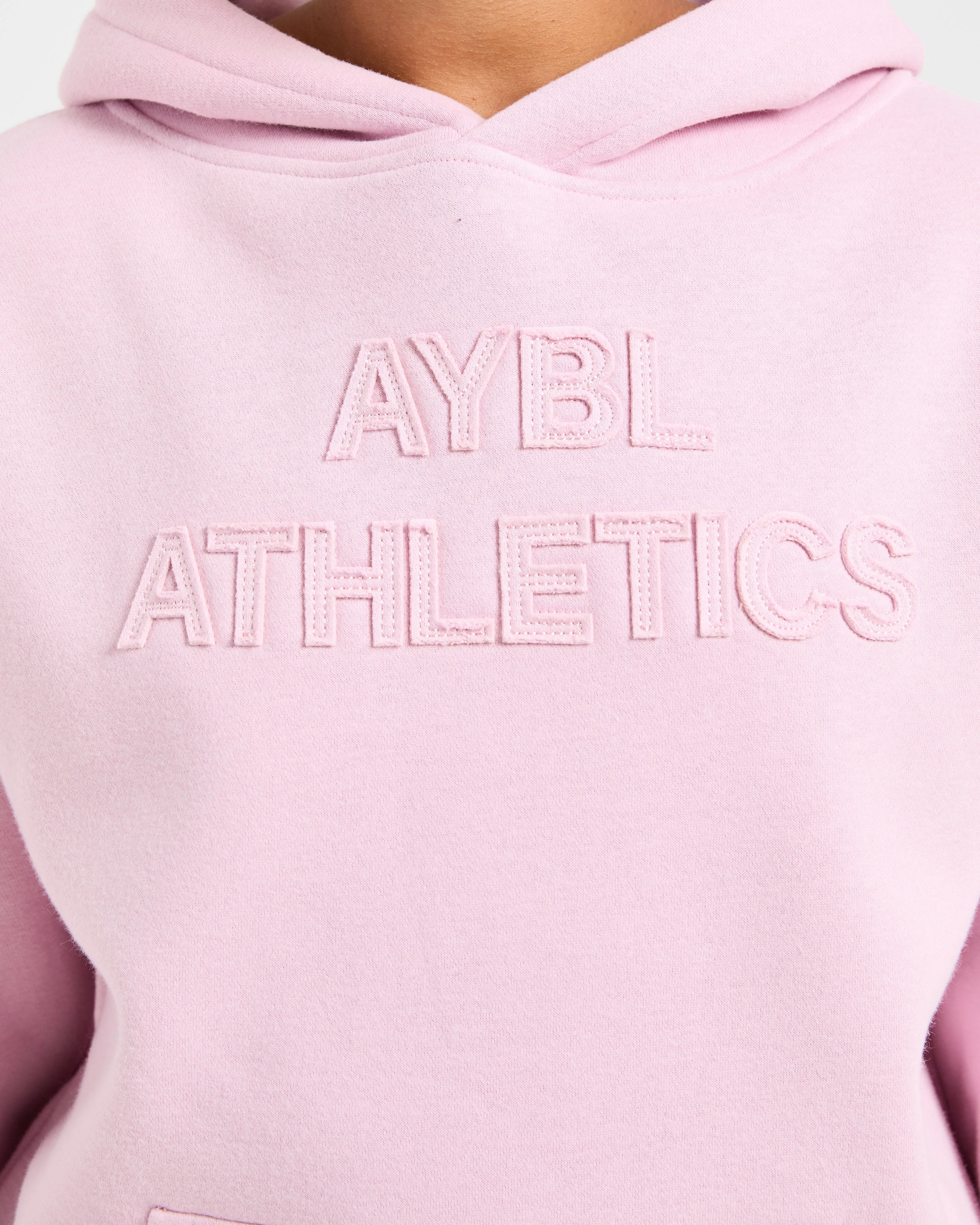 Athletics Applique Oversized Hoodie - Sugar Pink sold by AYBL product image thumbnail 5