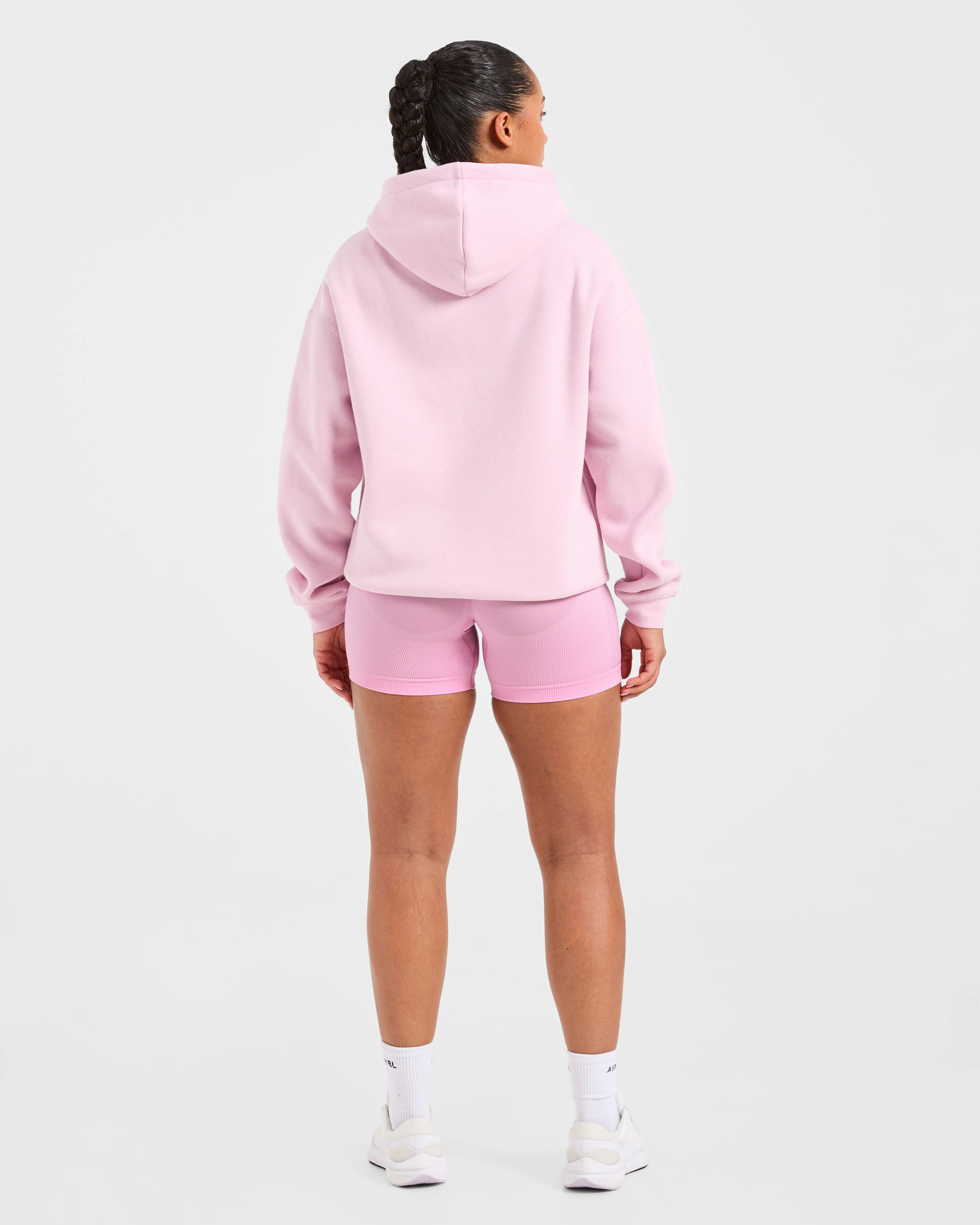 Athletics Applique Oversized Hoodie - Sugar Pink sold by AYBL product image thumbnail 4