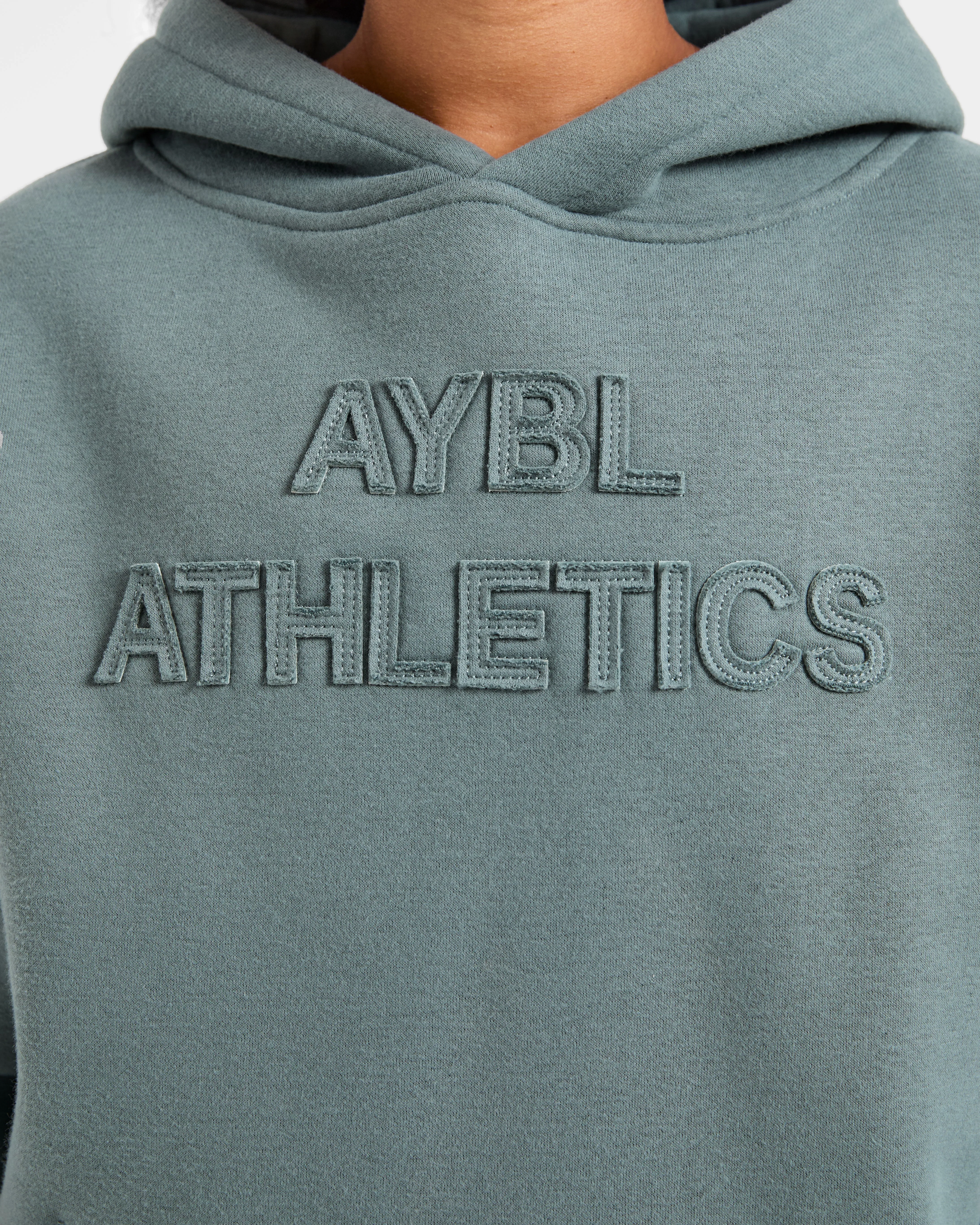 Athletics Applique Oversized Hoodie - Slate sold by AYBL product image thumbnail 5