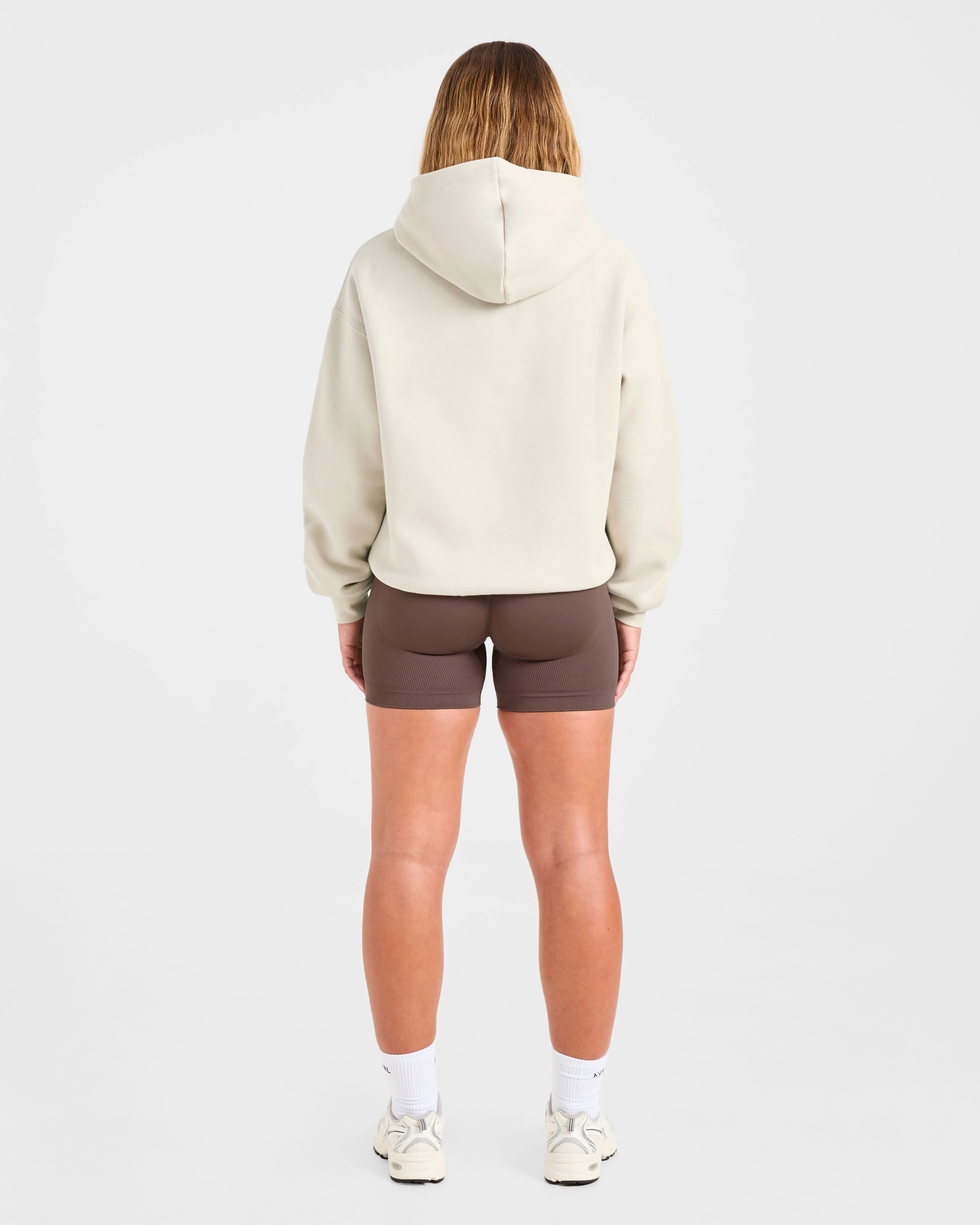 Athletics Applique Oversized Hoodie - Sand sold by AYBL product image thumbnail 4