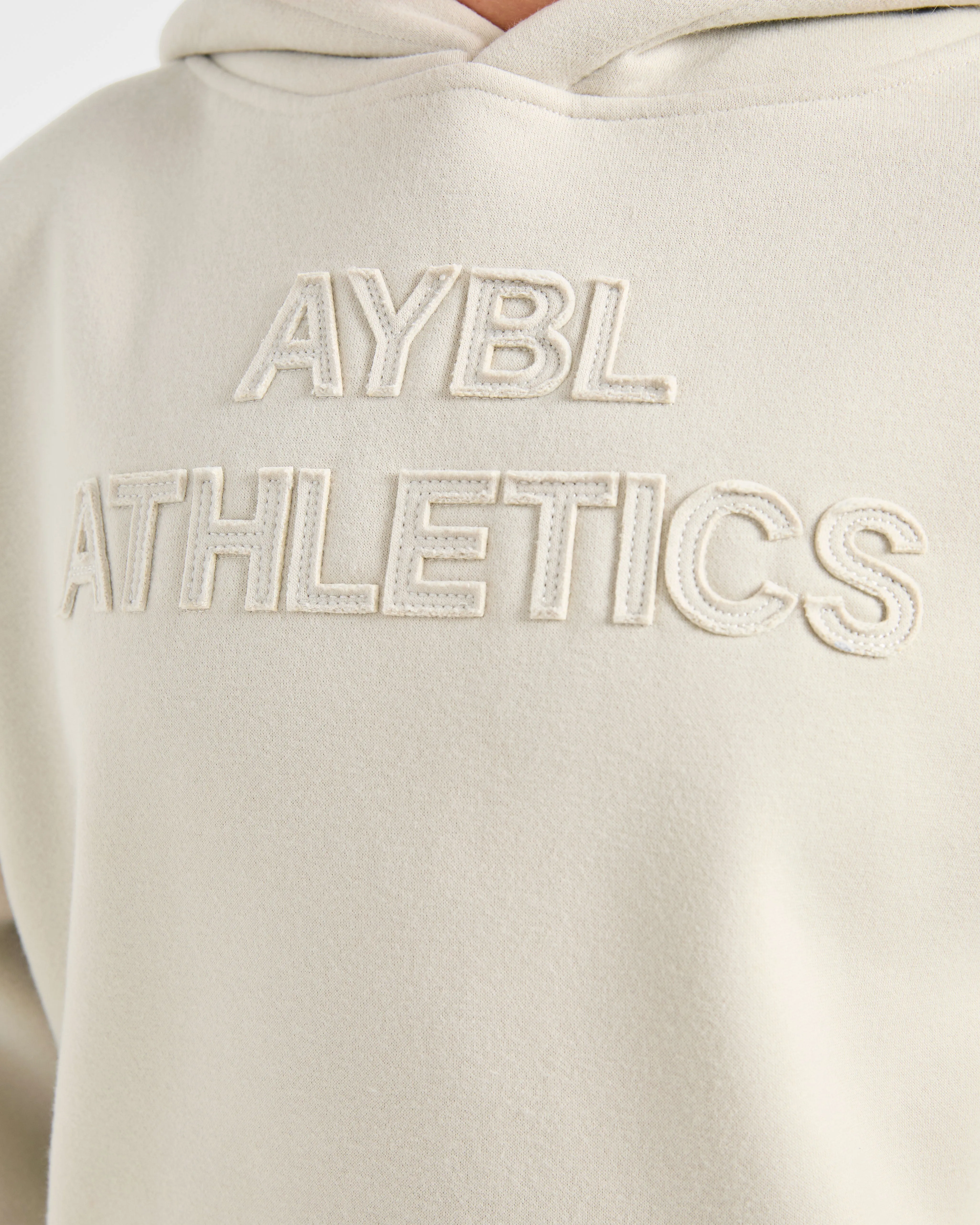Athletics Applique Oversized Hoodie - Sand sold by AYBL product image thumbnail 5