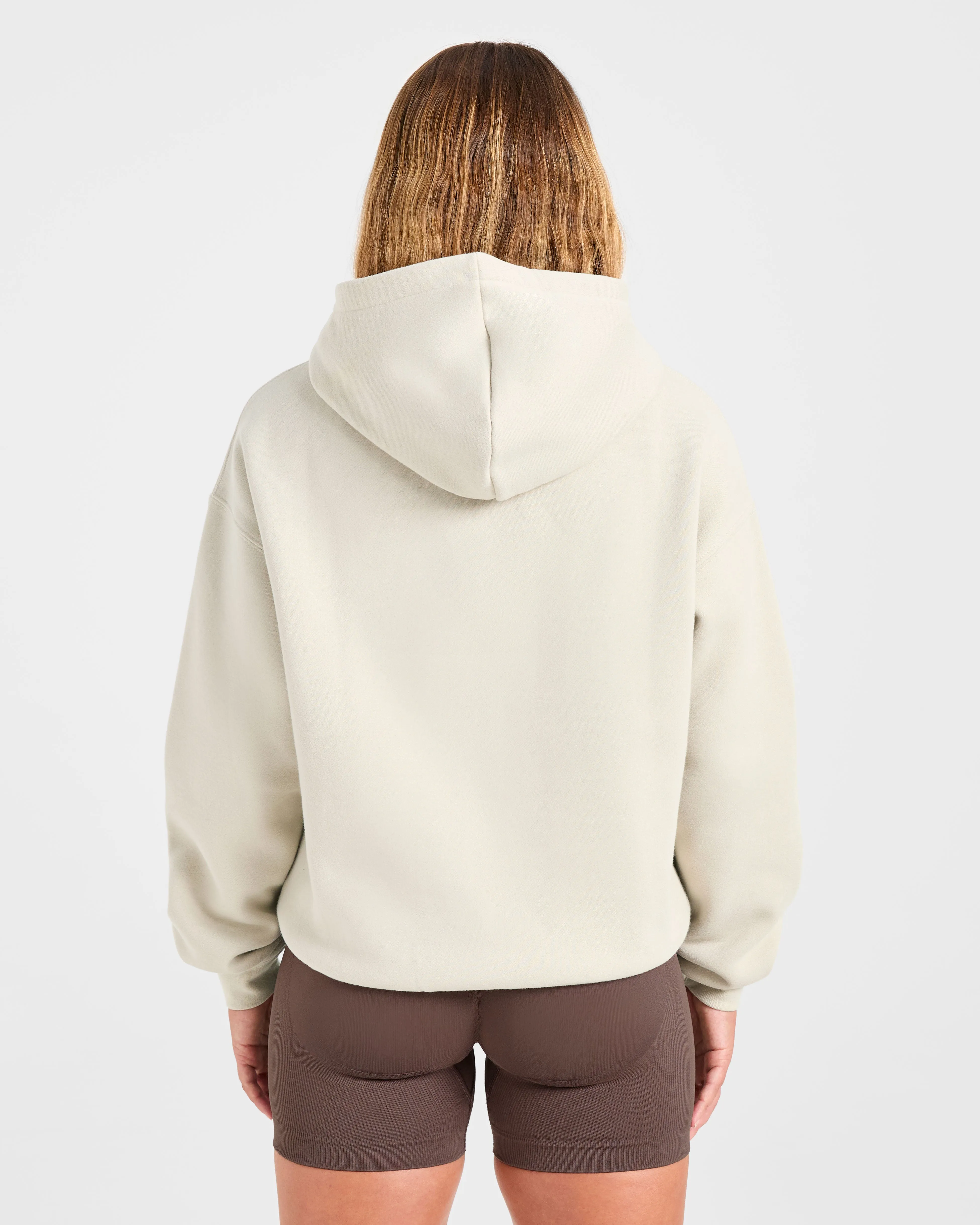 Athletics Applique Oversized Hoodie - Sand sold by AYBL product image thumbnail 2