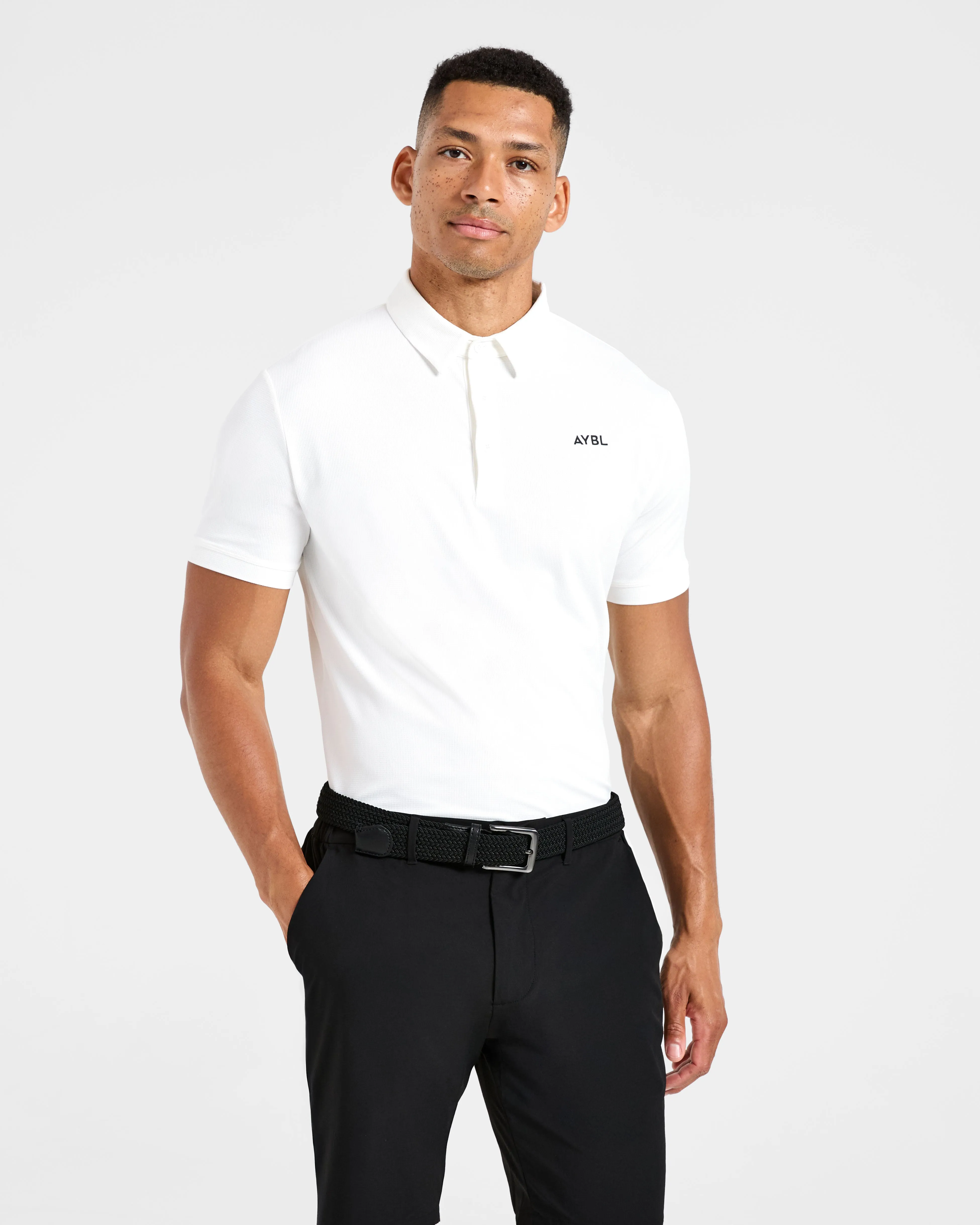 Precision Polo - White sold by AYBL