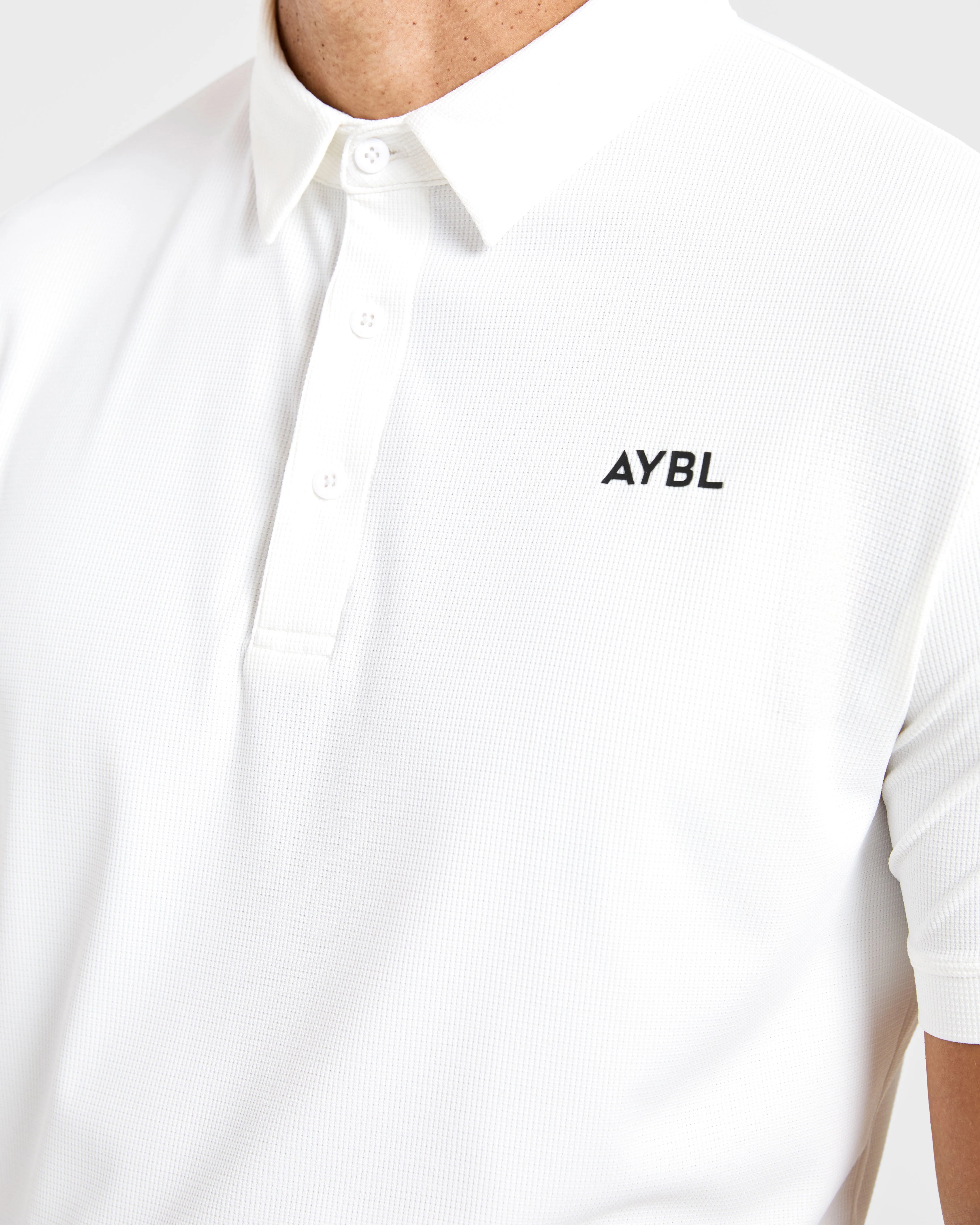 Precision Polo - White sold by AYBL product image thumbnail 5