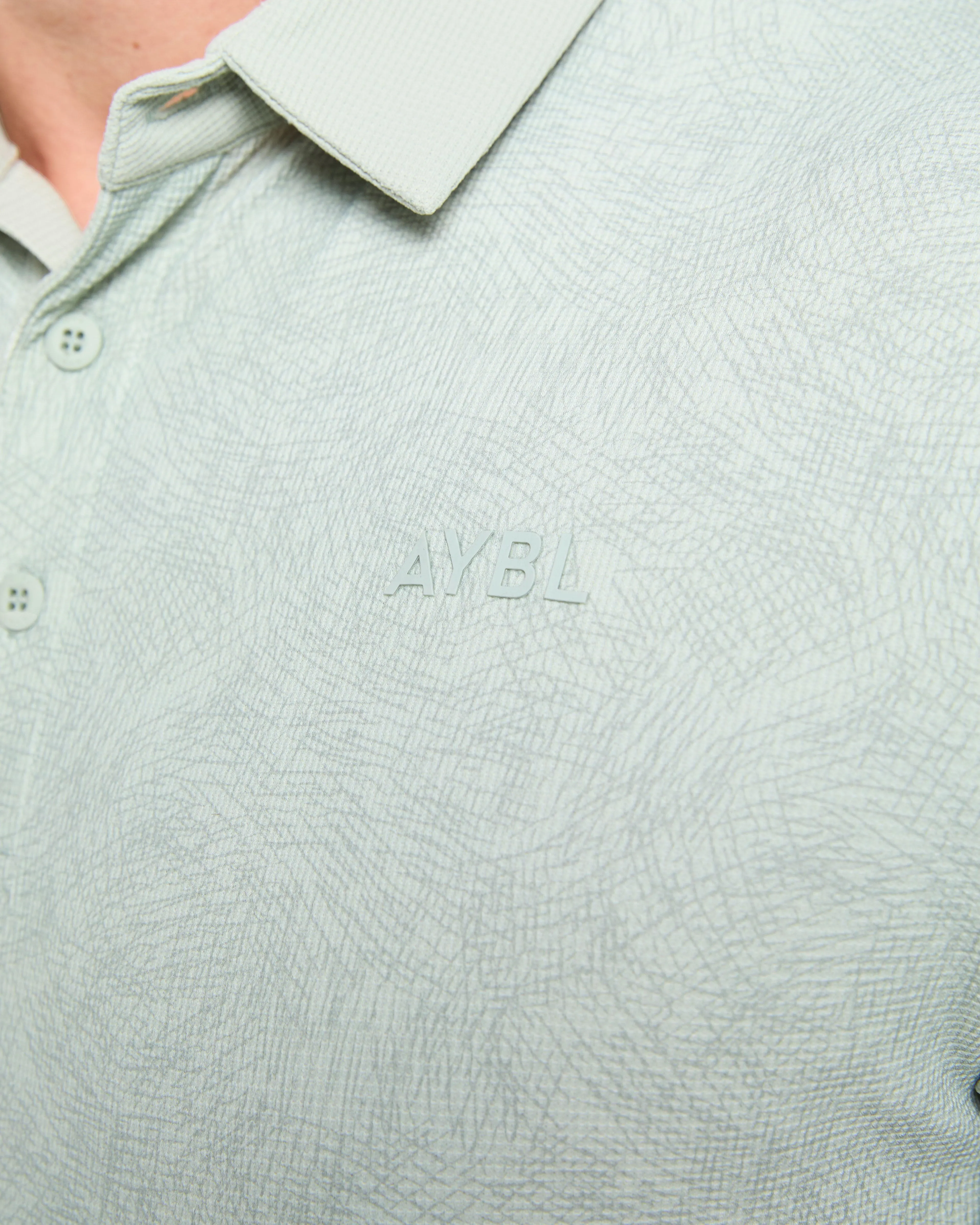 Precision Static Polo - Washed Sage sold by AYBL product image thumbnail 5