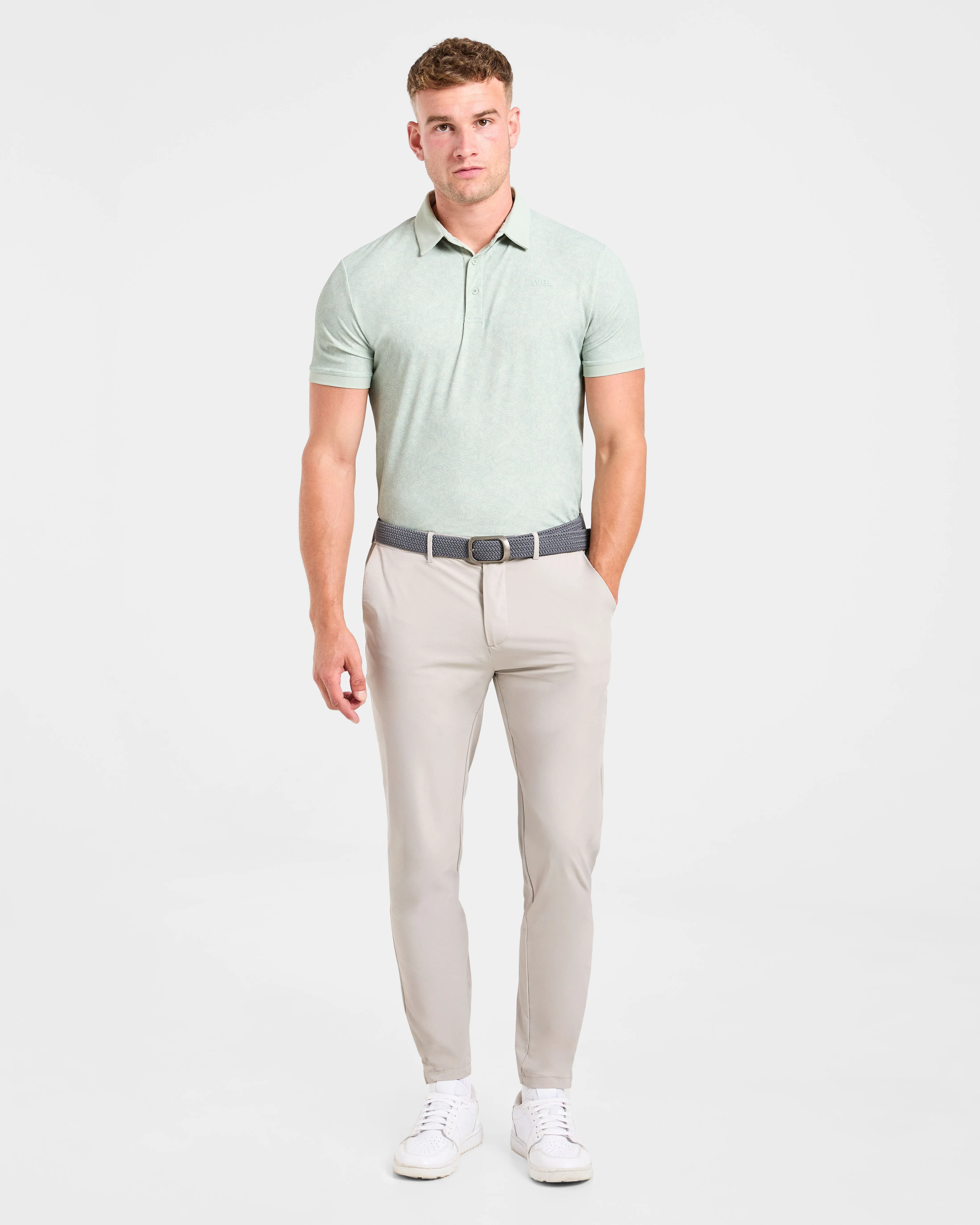 Precision Static Polo - Washed Sage sold by AYBL product image thumbnail 3