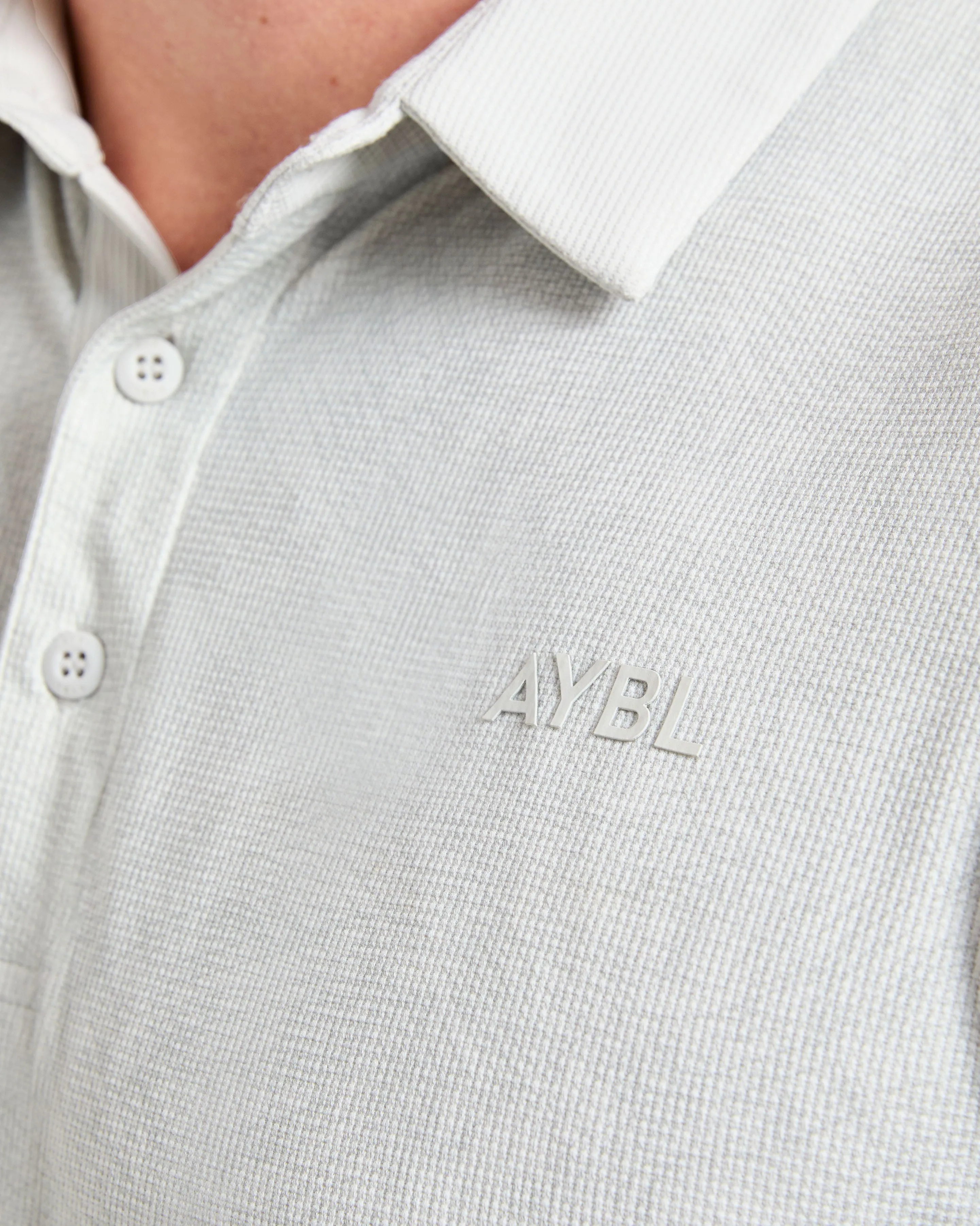 Precision Static Polo - Ice Grey sold by AYBL product image thumbnail 5