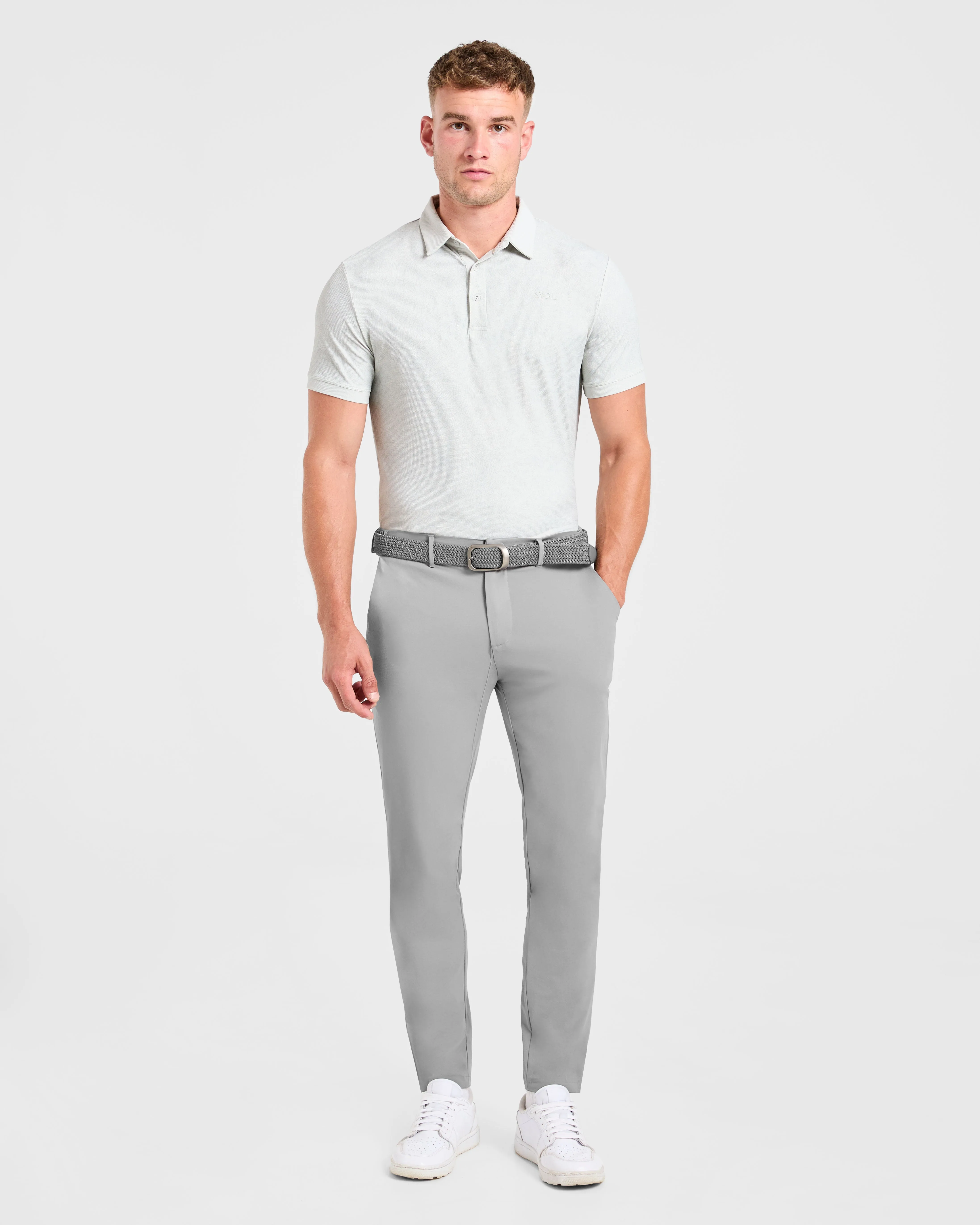 Precision Static Polo - Ice Grey sold by AYBL product image thumbnail 3