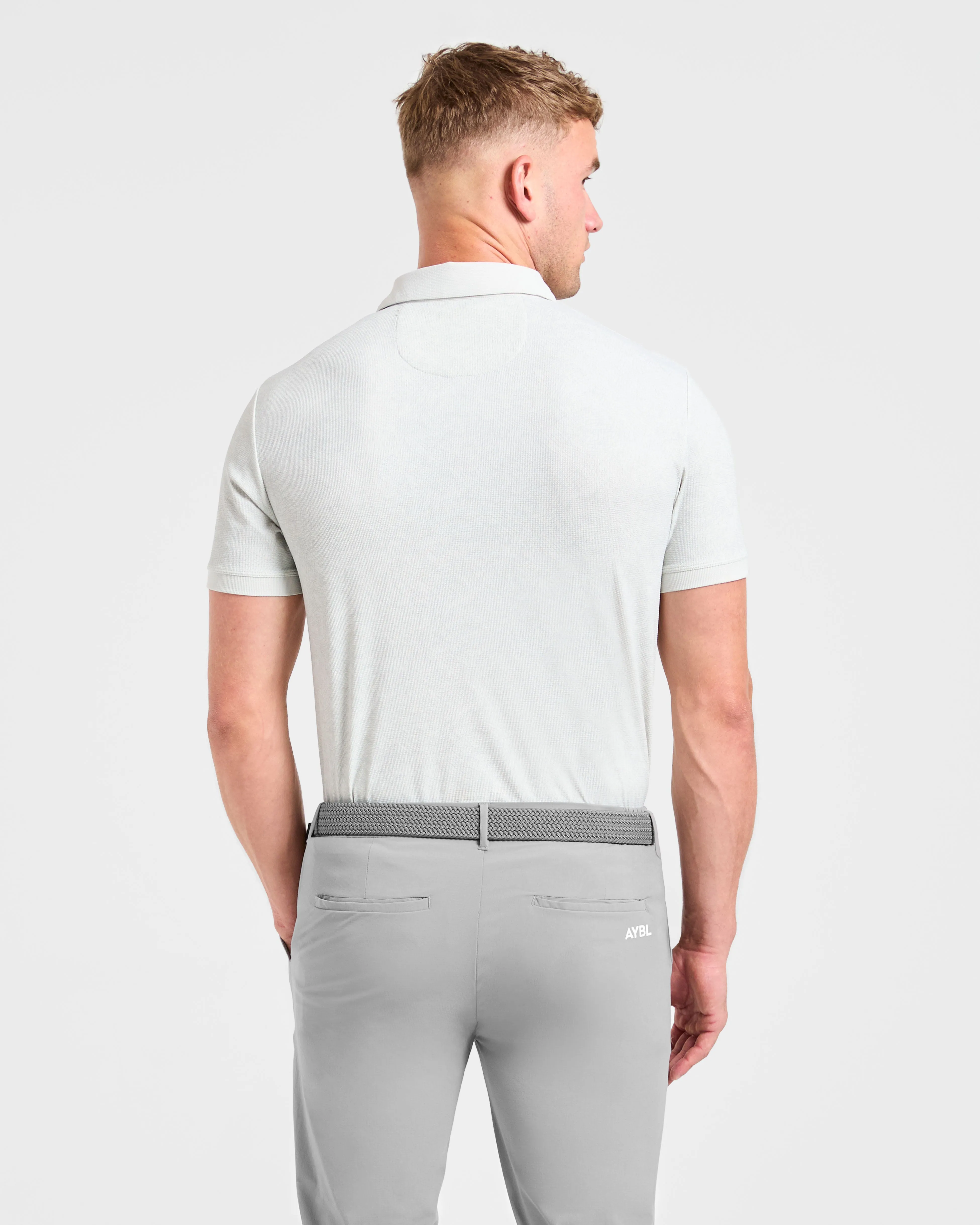 Precision Static Polo - Ice Grey sold by AYBL product image thumbnail 2