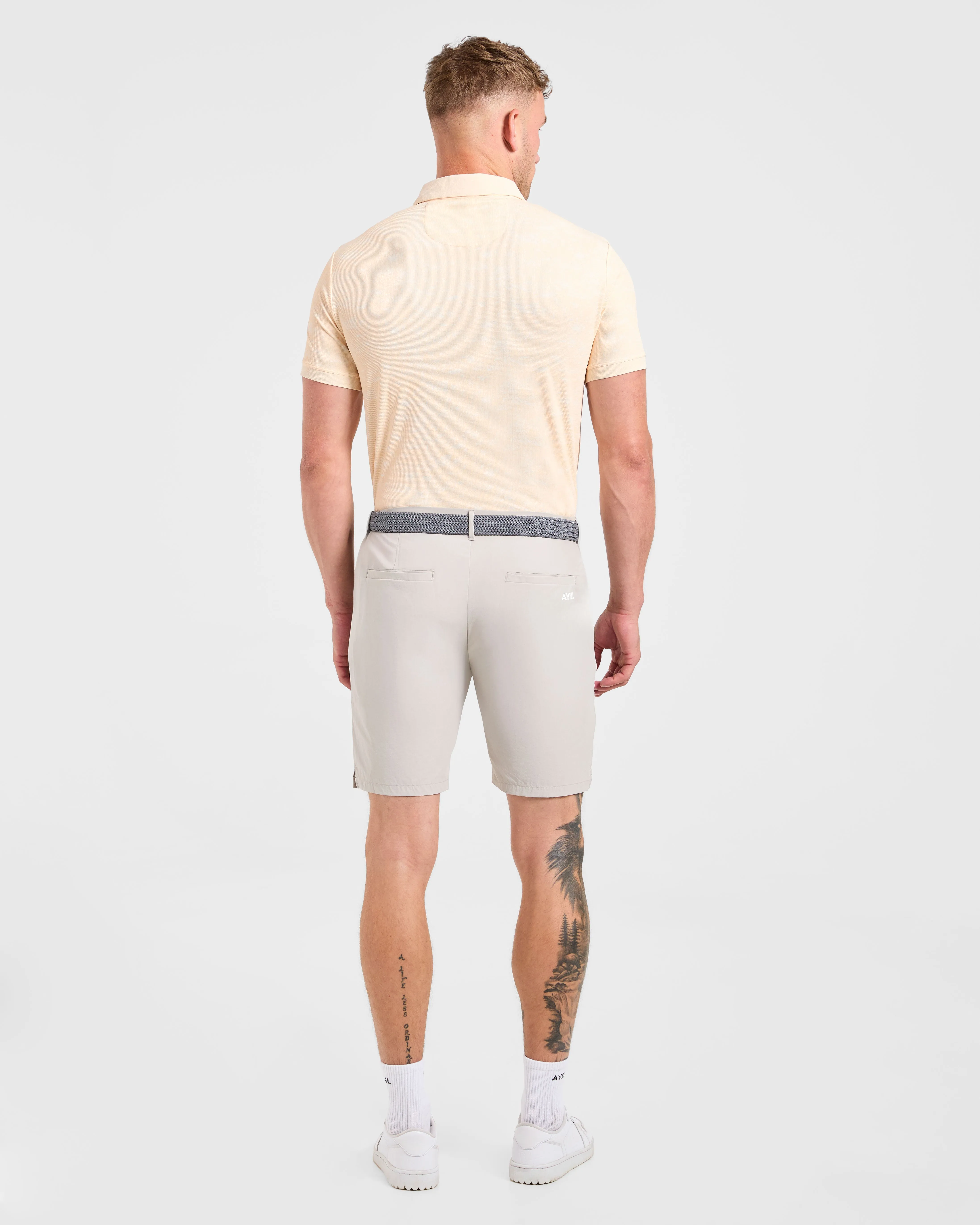 Precision Texture Polo - Peach sold by AYBL product image thumbnail 4