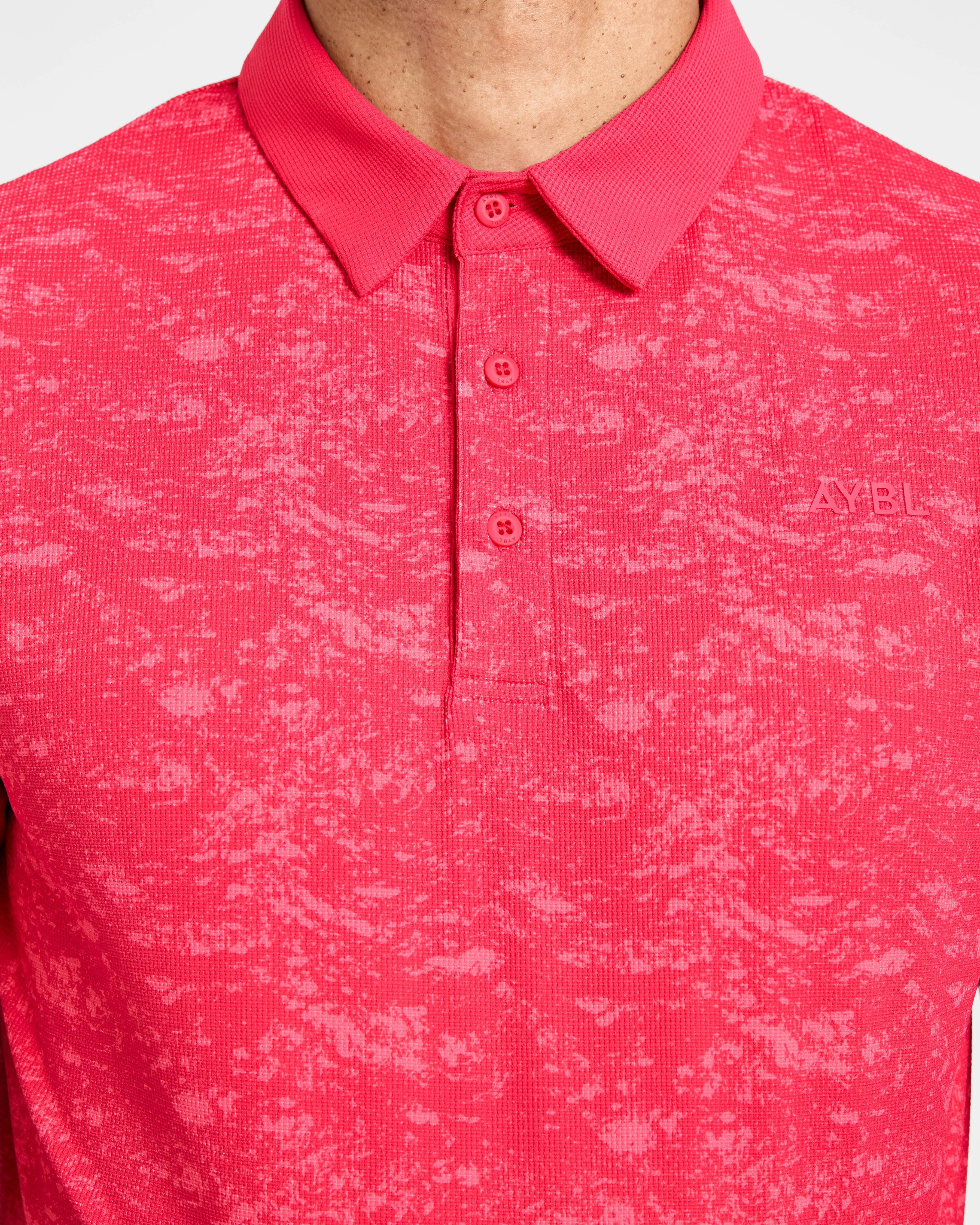 Precision Texture Polo - Summer Red sold by AYBL product image thumbnail 5