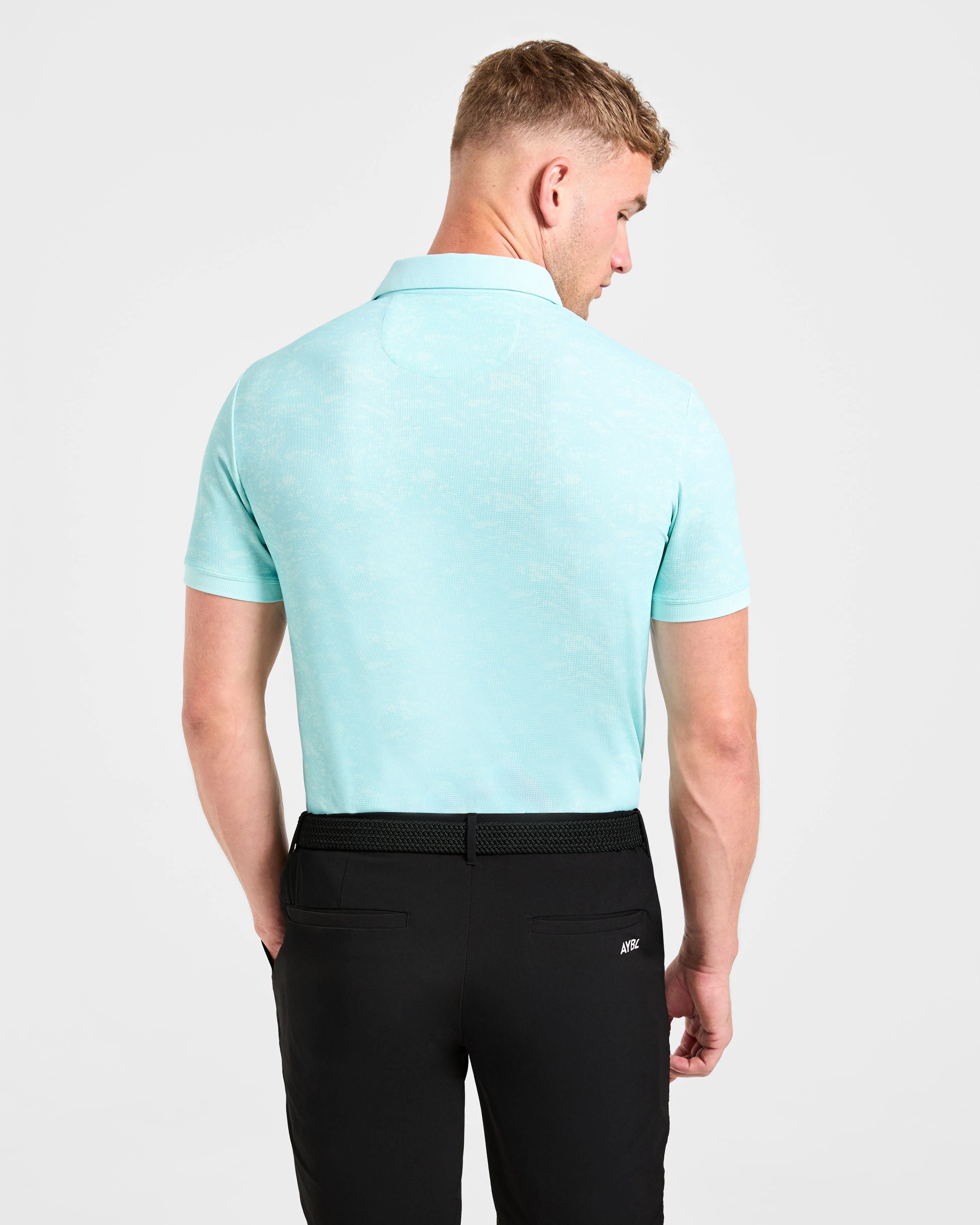 Precision Texture Polo - Summer Blue sold by AYBL product image thumbnail 2